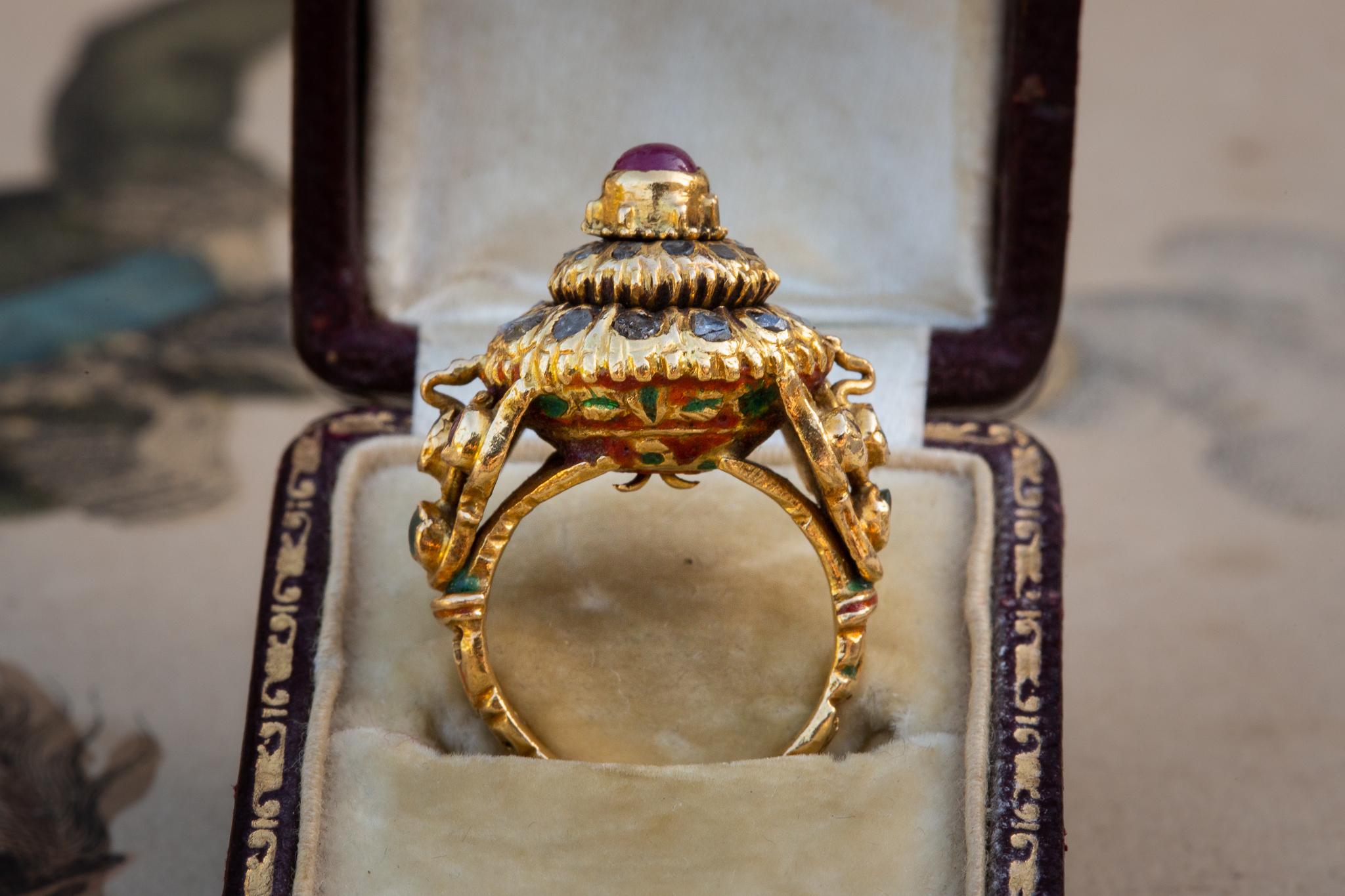 Royal Siam 'Thai' Museum-Grade 18th Century Ayutthaya Ceremonial Ring ...