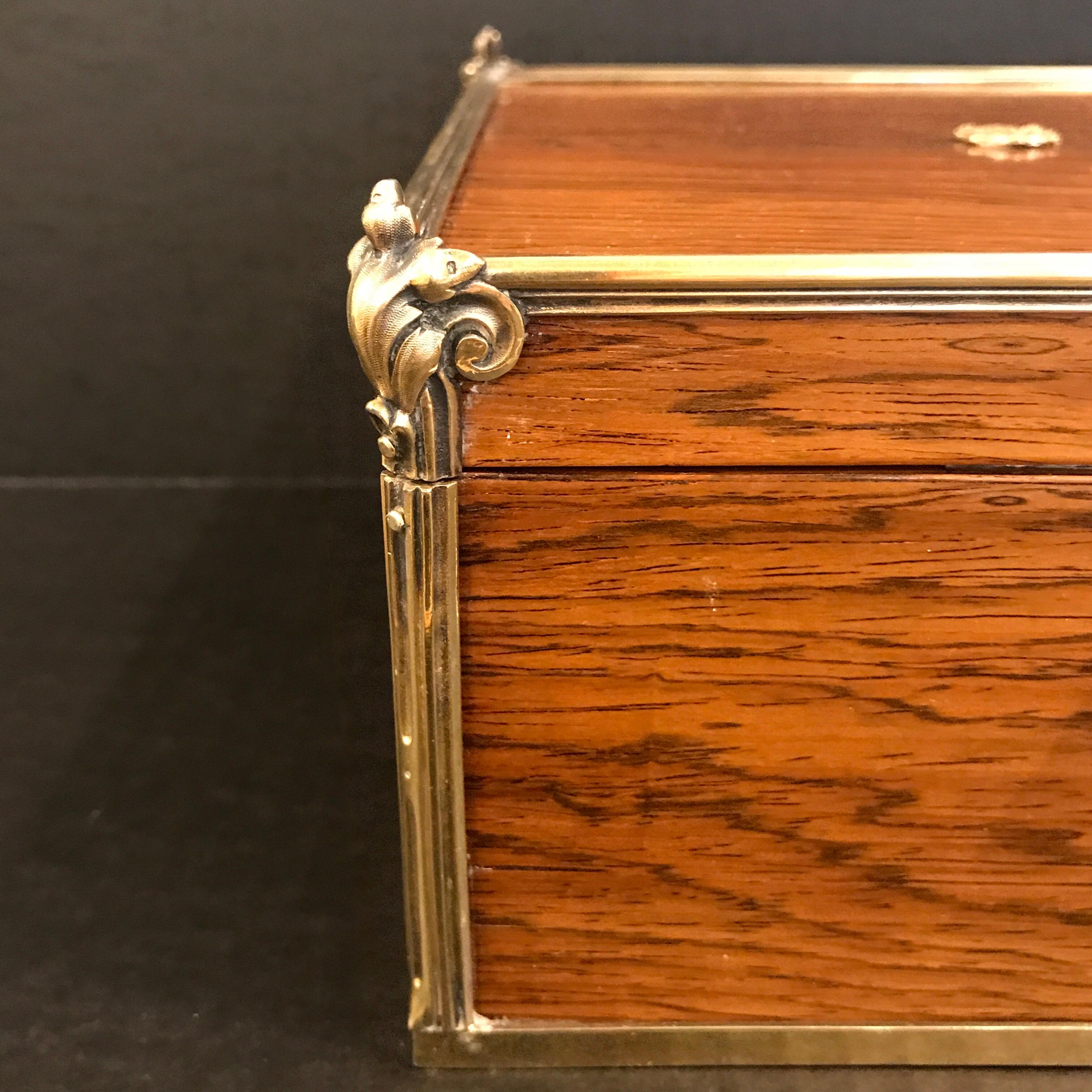 Royal Silver-Gilt Mounted Toilet Box by Paul Storr, London, 1813 In Excellent Condition For Sale In Atlanta, GA