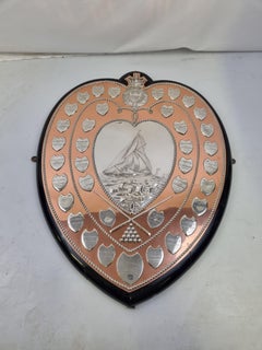 Royal Southampton Yacht Club’s Large Wall Trophy in Copper and Silver