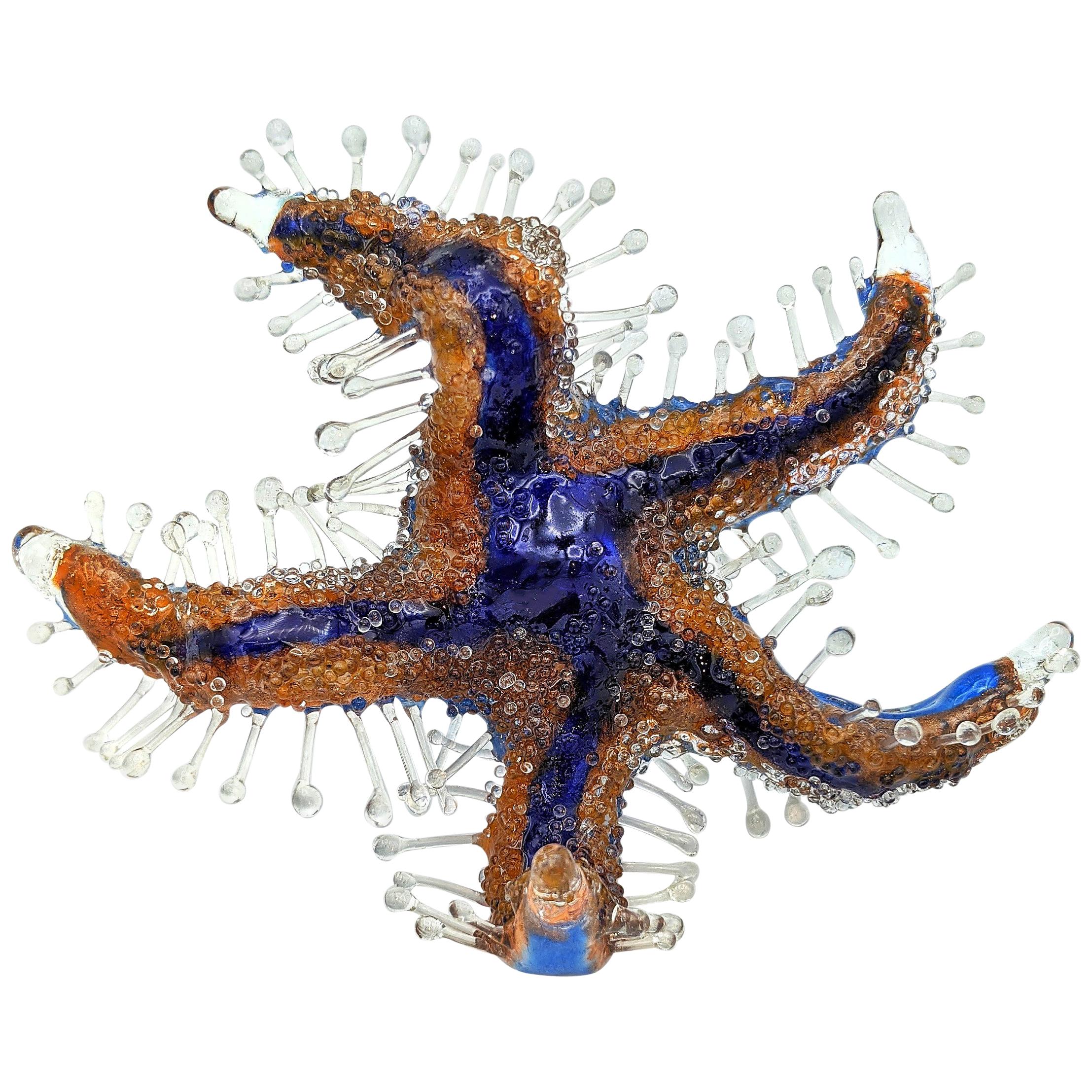 Carolina Gomes Royal Starfish Ring in Pigment and Mixed Materials For Sale