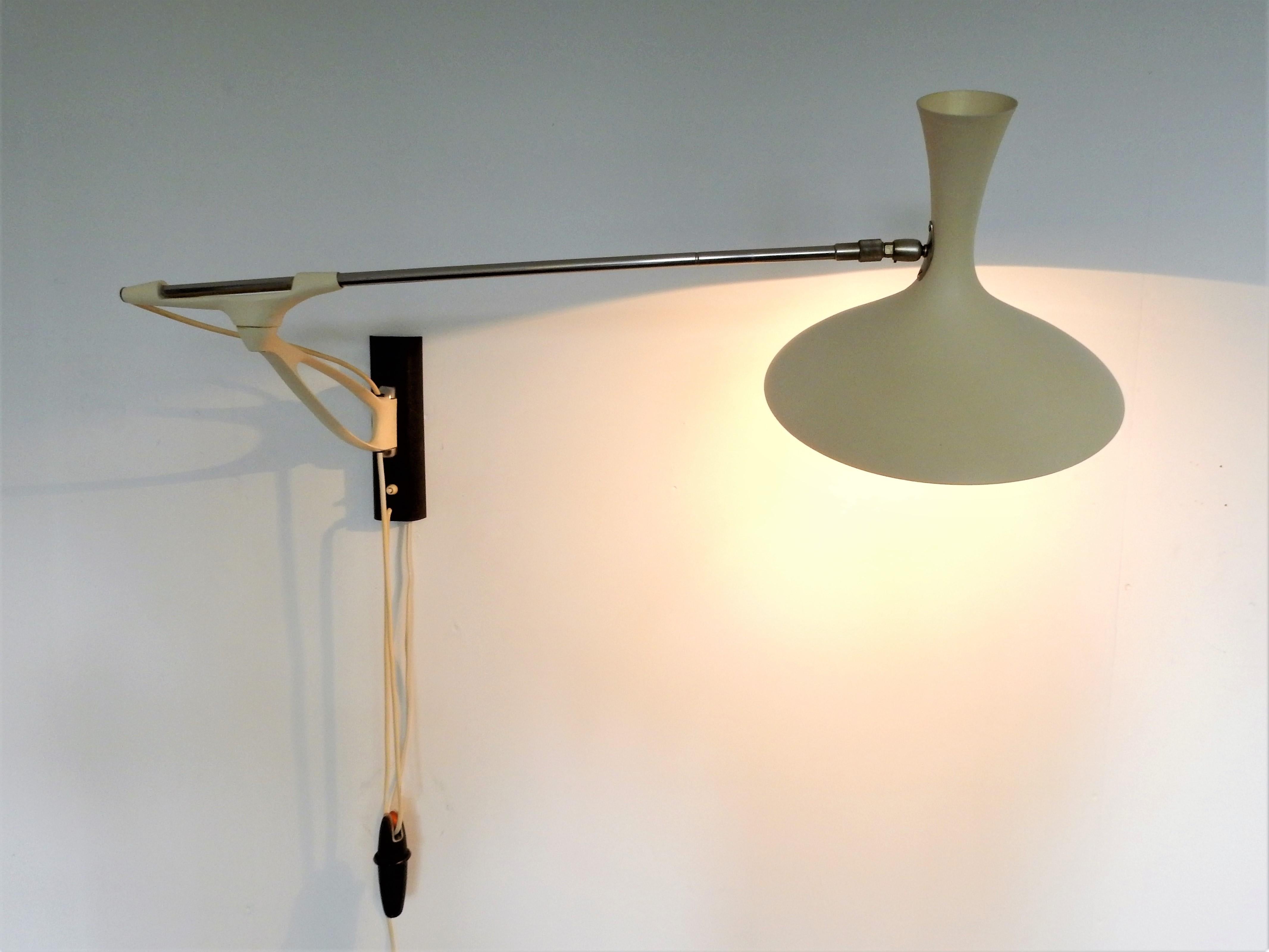 'Royal' Swing-Arm Wall Lamp for Cosack, Germany, 1950s 5