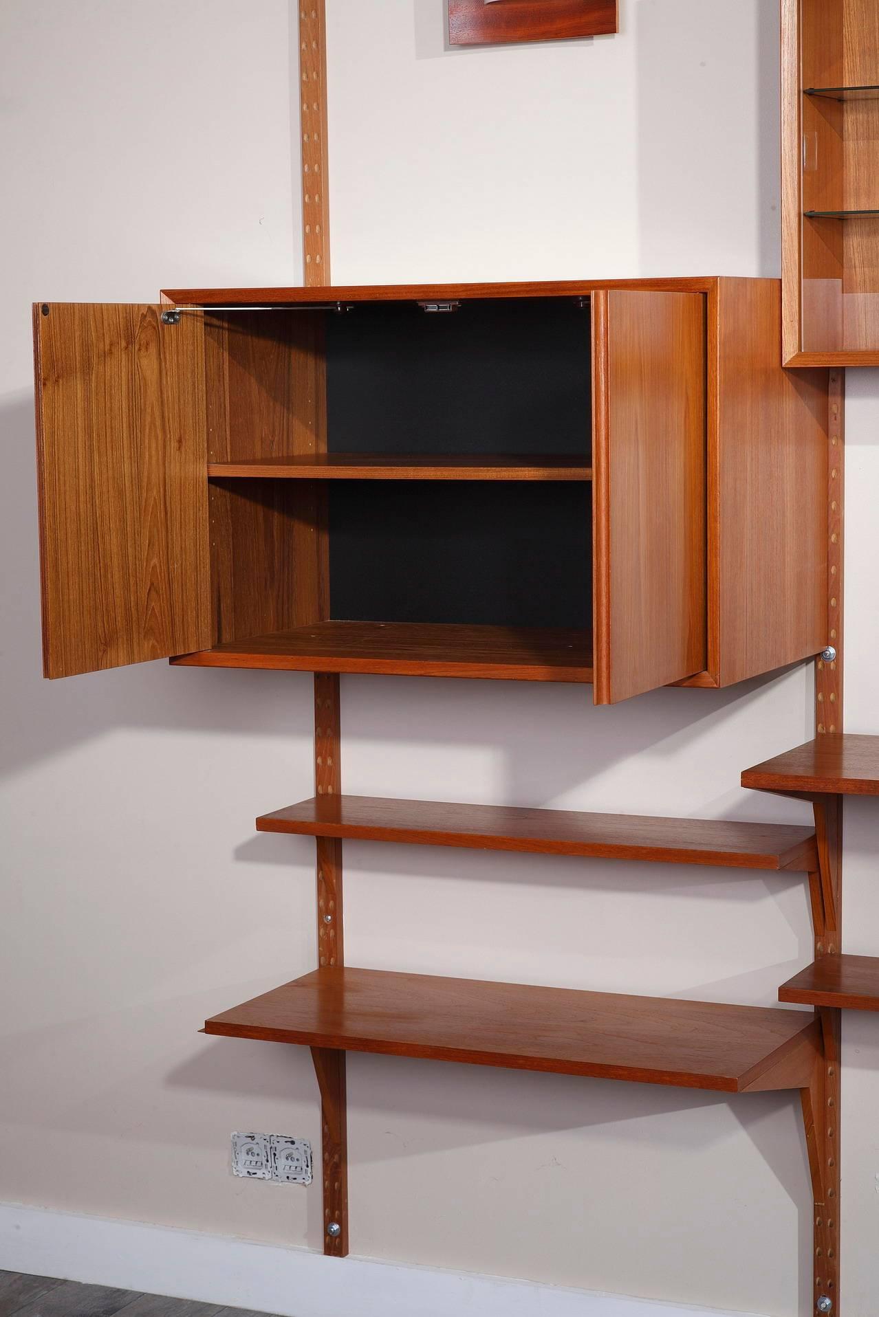 20th Century Royal System Danish Modular Wall Furniture by Poul Cadovius