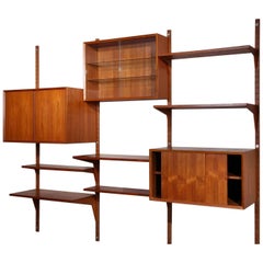 Used Royal System Danish Modular Wall Furniture by Poul Cadovius