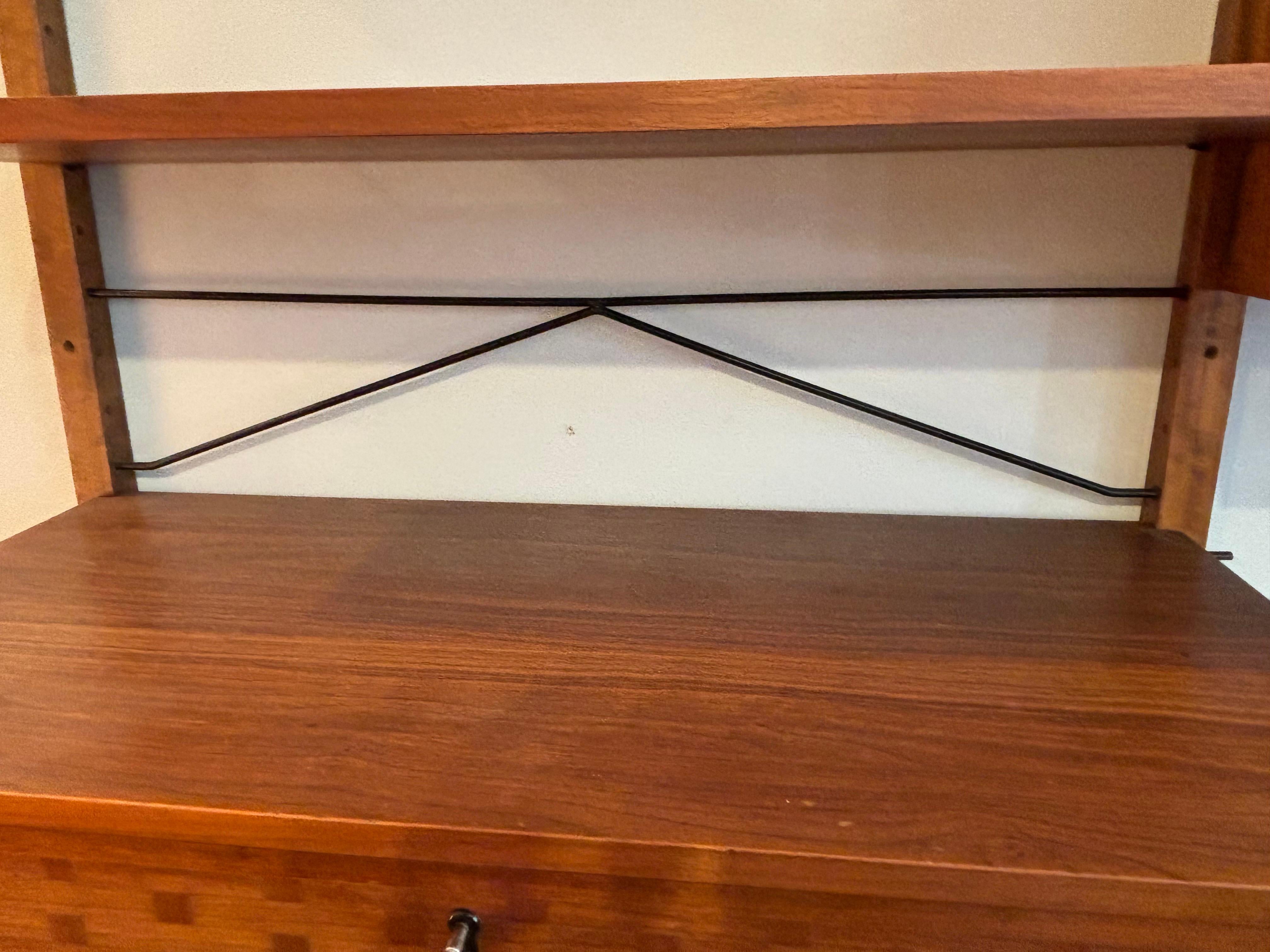 Royal System Teak 2 Bay Shelf Unit by Poul Cadovius 3