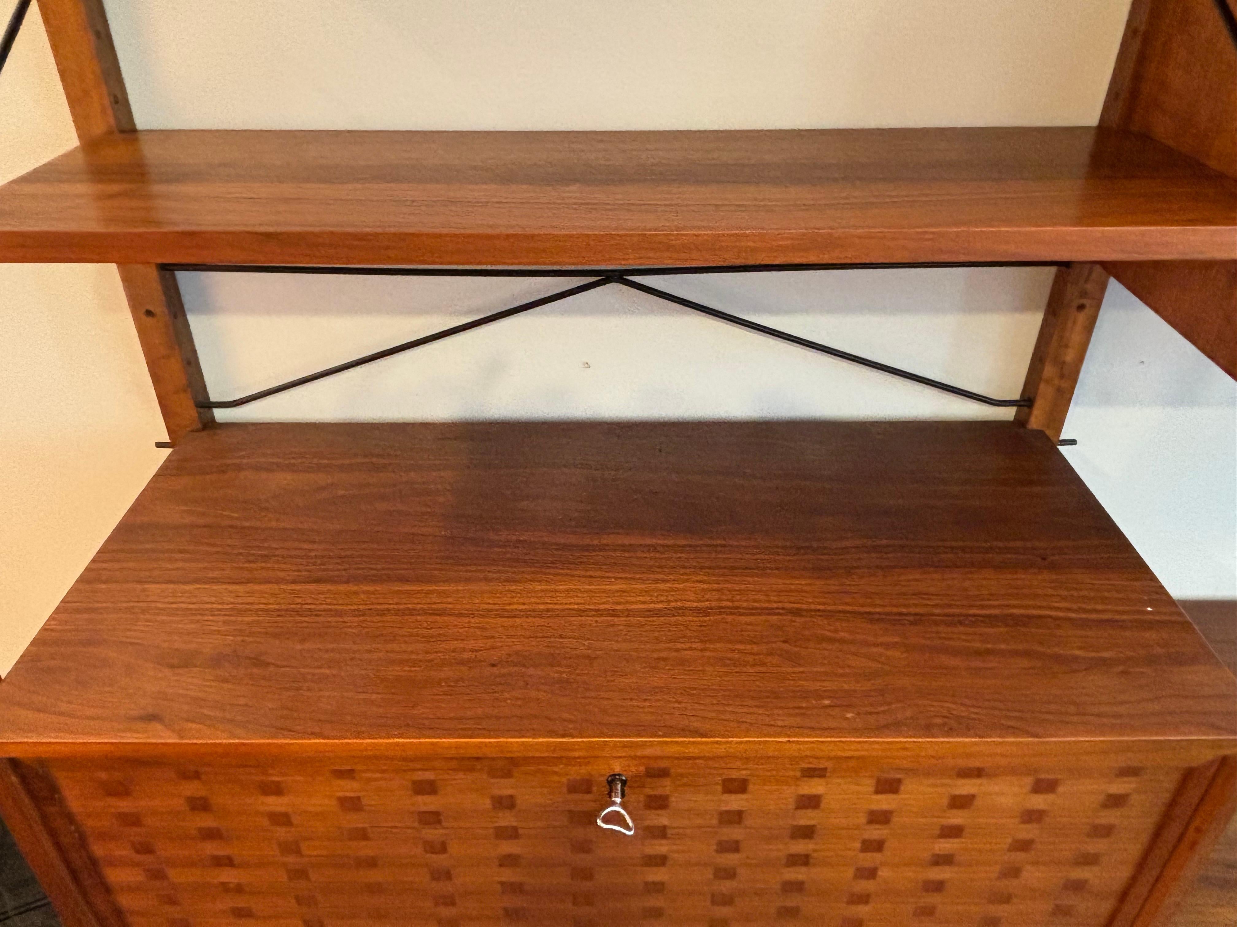 Royal System Teak 2 Bay Shelf Unit by Poul Cadovius 5