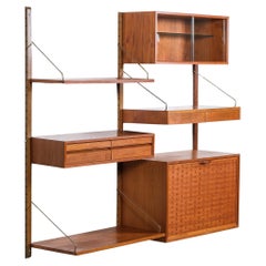 "Royal System" Teak Wall Unit by Poul Cadovius, Denmark, 1950s