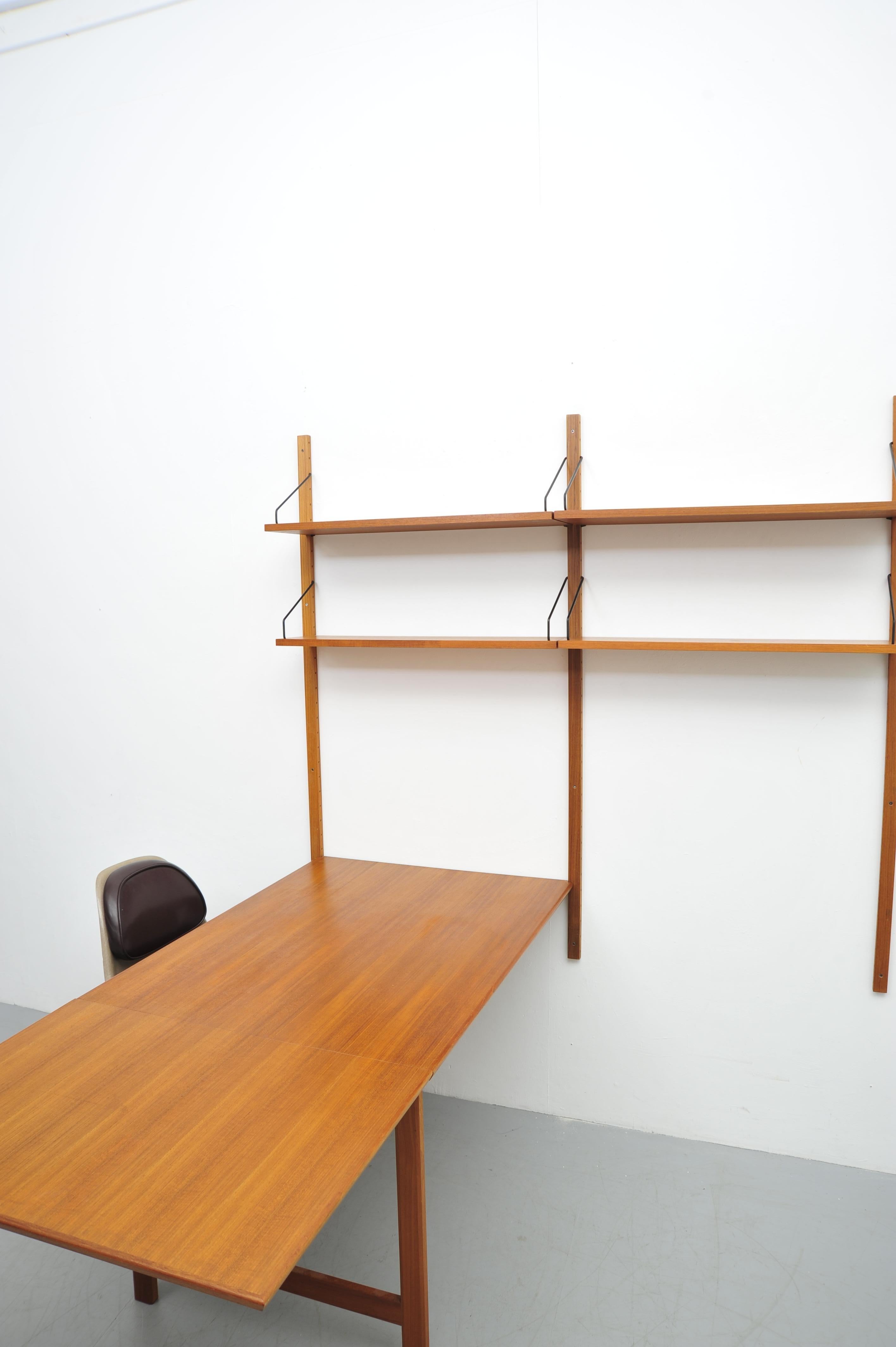Poul Cadovius Teakholz Real Regalsystem 1950 en venta 7
