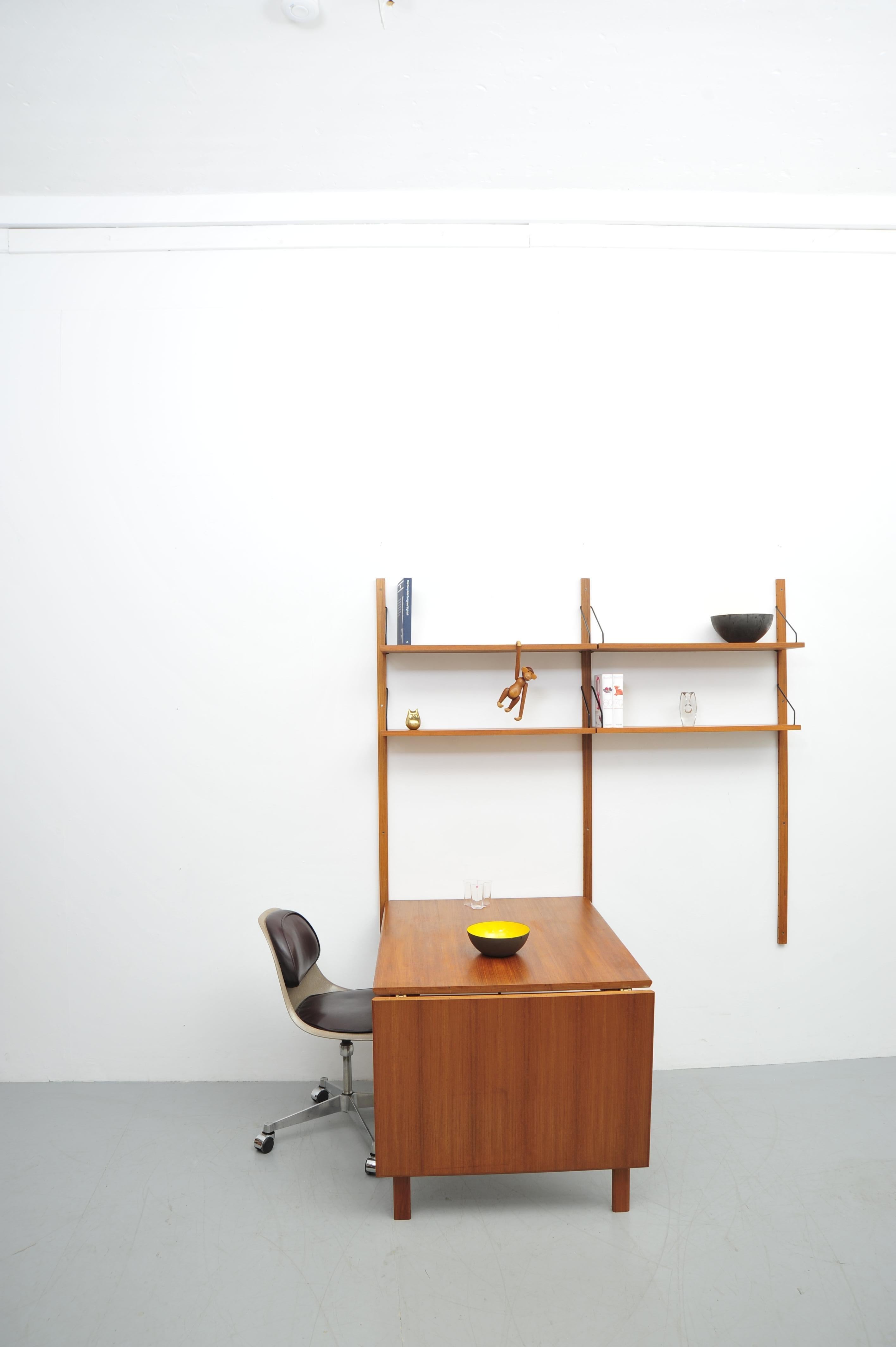 Poul Cadovius Teakholz Real Regalsystem 1950 en venta 8