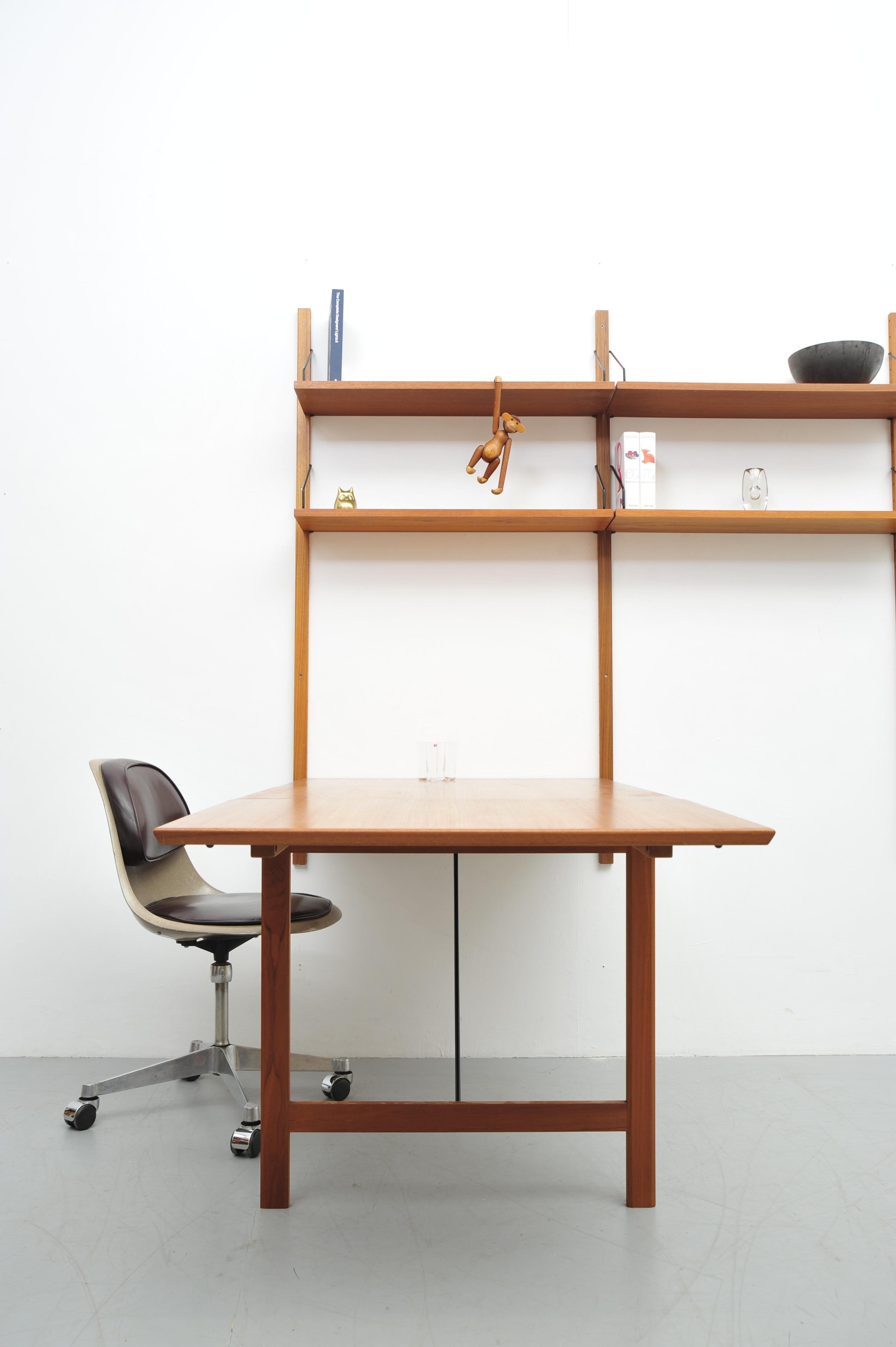 Poul Cadovius Teakholz Real Regalsystem 1950 en venta 10