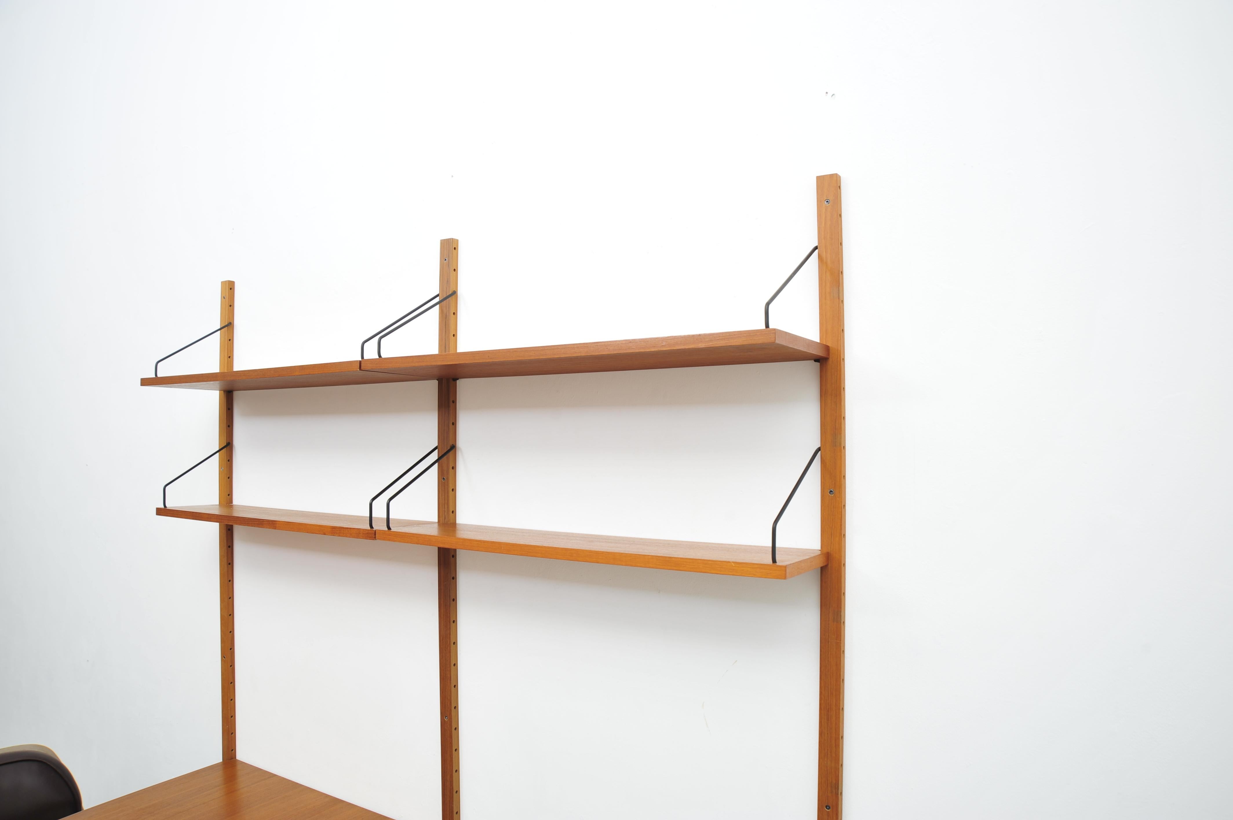 Poul Cadovius Teakholz Real Regalsystem 1950 en Bueno estado para la venta en Wiesbaden, DE