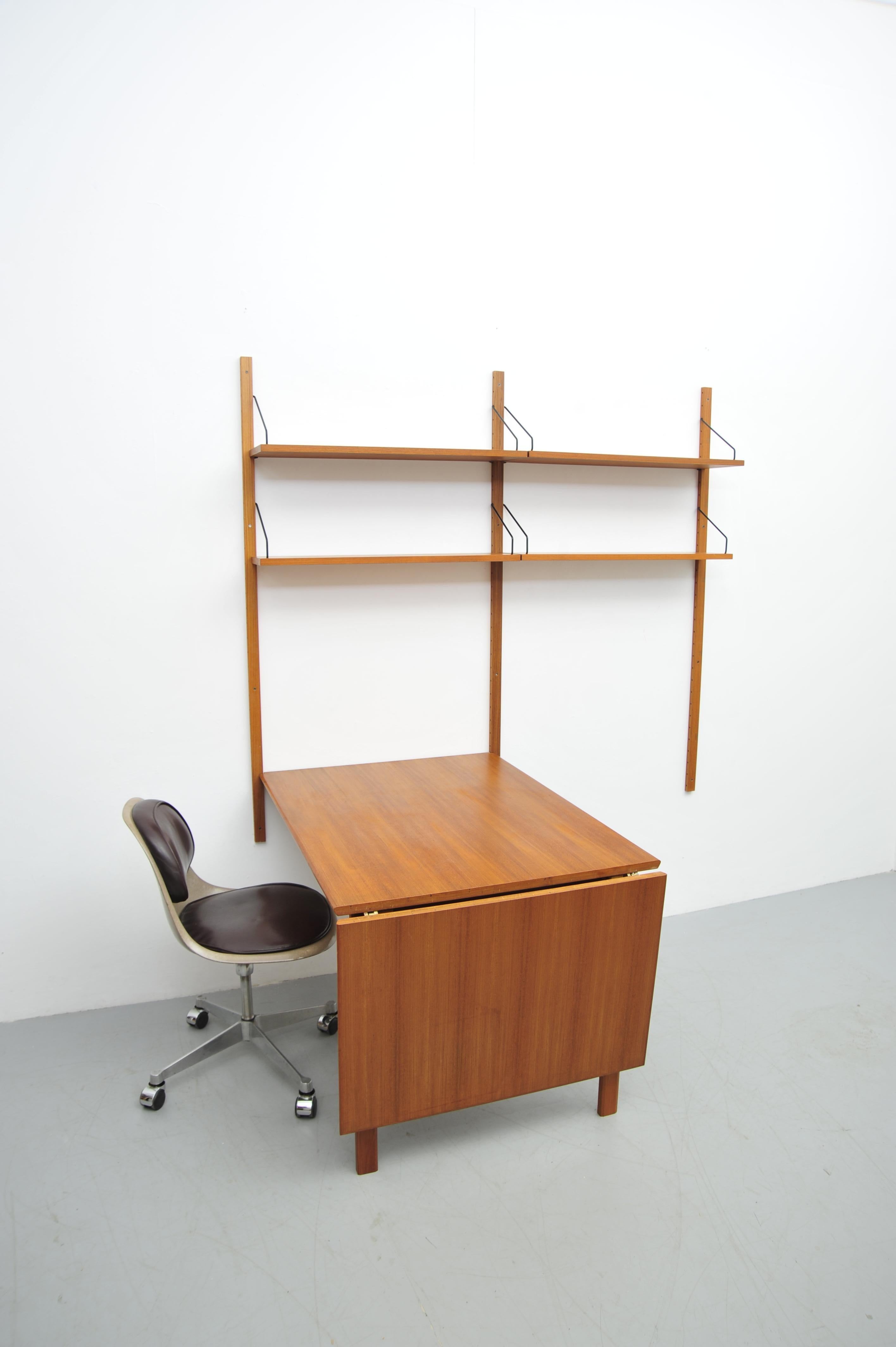 Poul Cadovius Teakholz Real Regalsystem 1950 siglo XX en venta