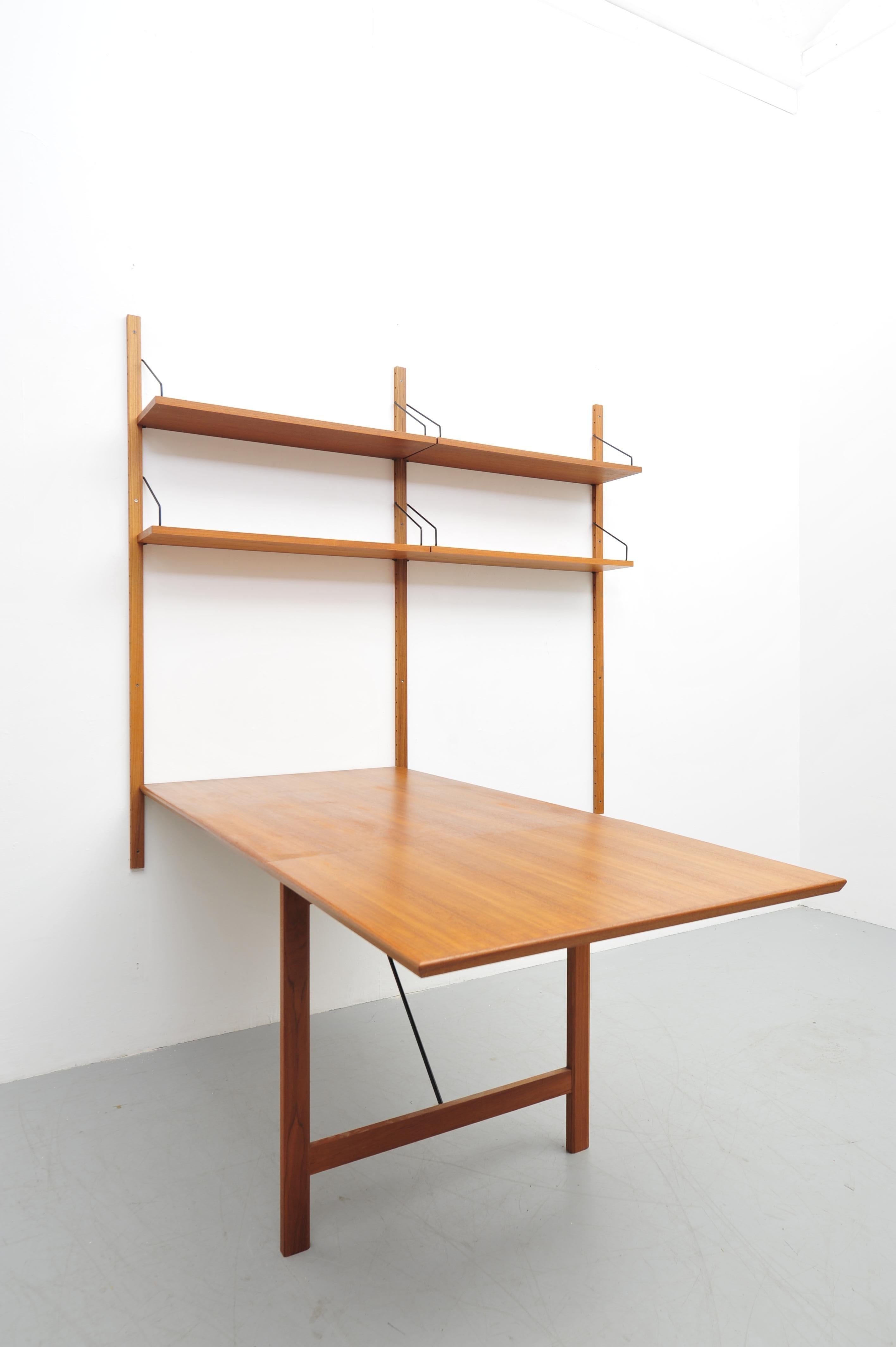 Poul Cadovius Teakholz Real Regalsystem 1950 en venta 3