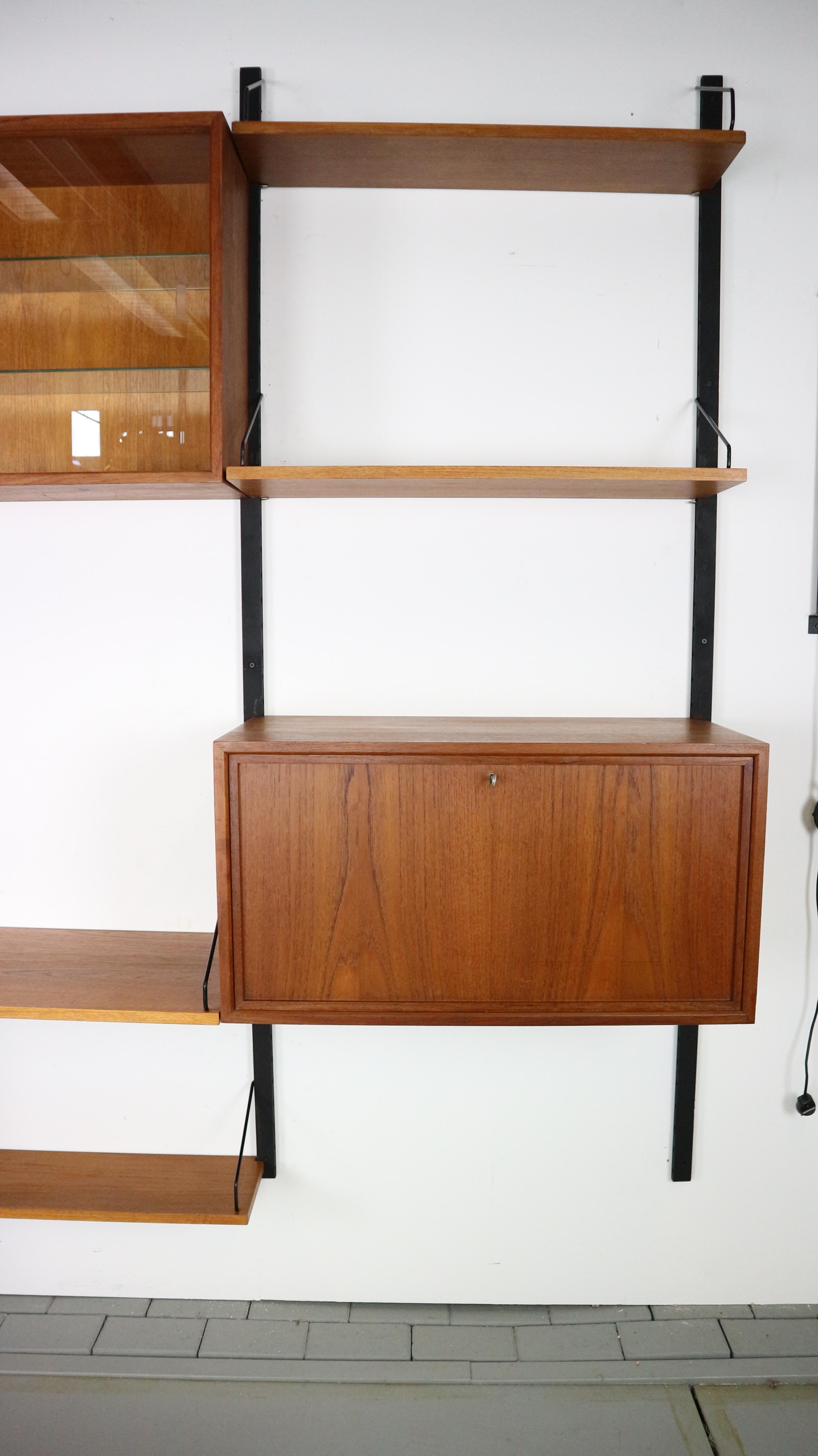 Mid-Century Modern Royal System Wall Unit by Poul Cadovius for Cado, 1960s