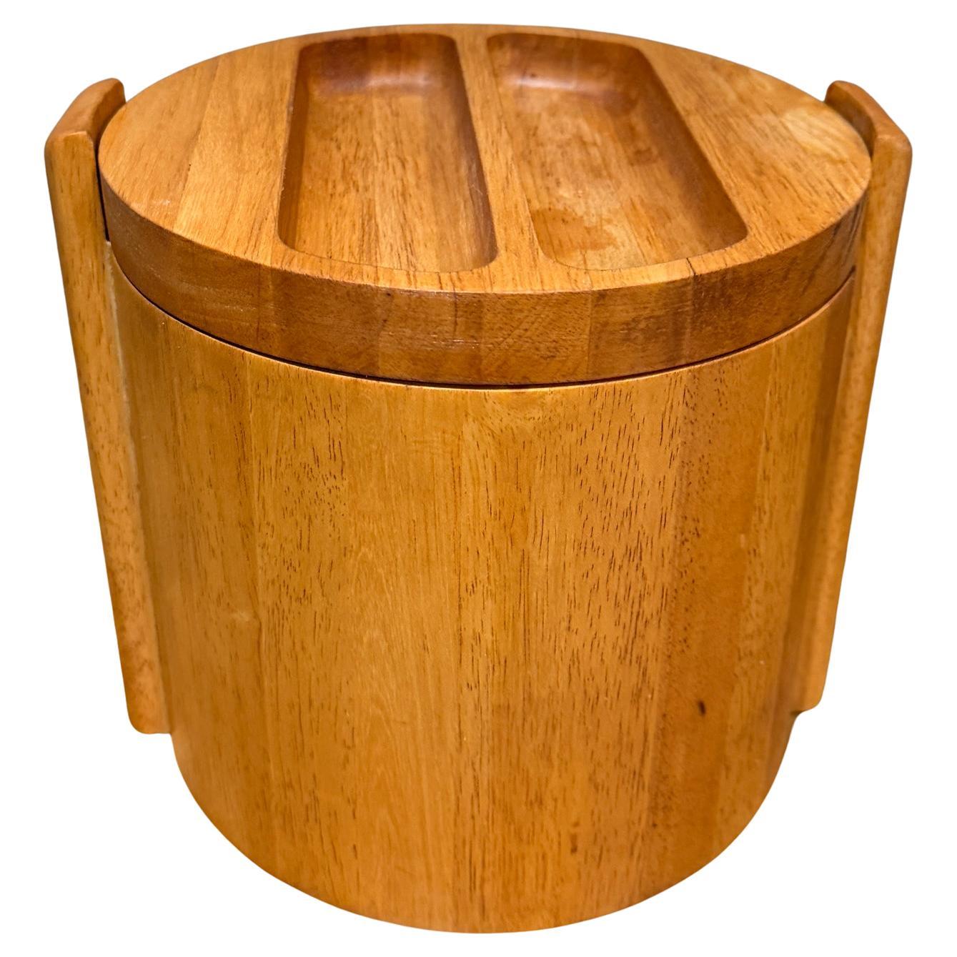 Secchiello per il ghiaccio ROYAL TEAK Designs Mid-Century Modern in vendita