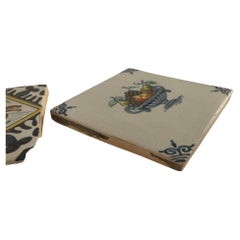 Royal Tichelaar Makkum Antique Delft Dutch Faience Hand-Painted Tiles
