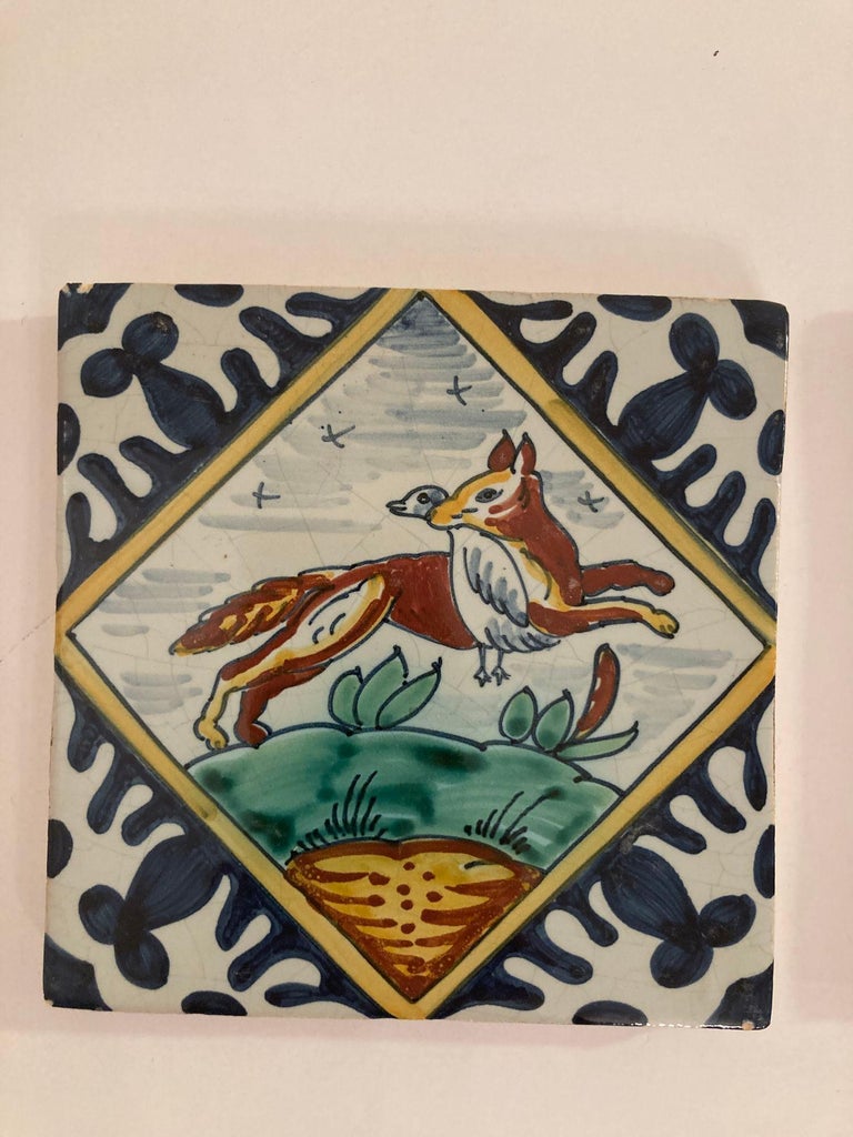Royal Tichelaar Makkum Antique Delft Dutch Faience Hand-Painted