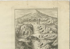 Royal Tombs in the Valley of the Kings, Thebes – Antique View, Egypt 1776