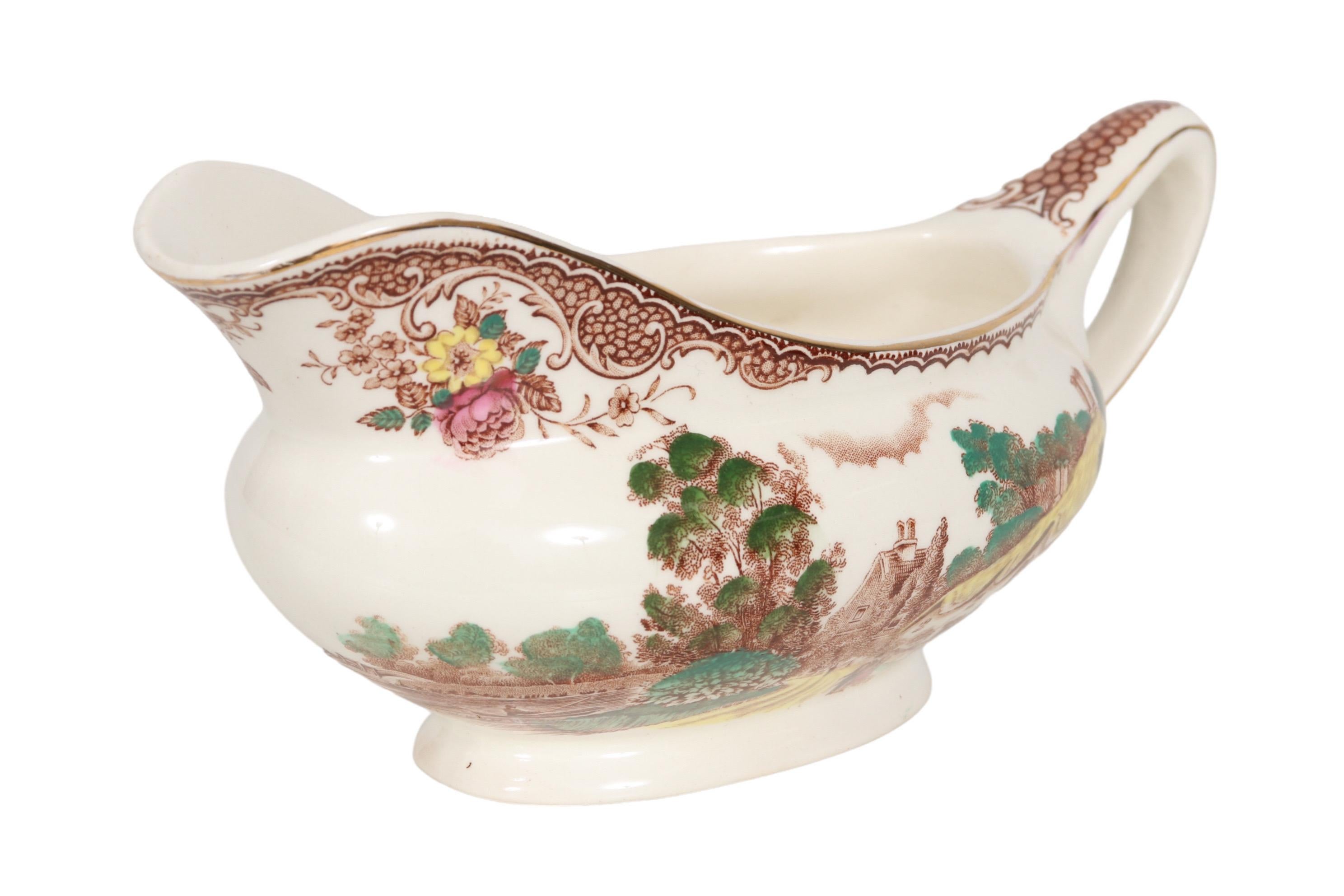 Royal Tudor Ware, Porzellan-Soßenboot im Zustand „Gut“ im Angebot in Bradenton, FL