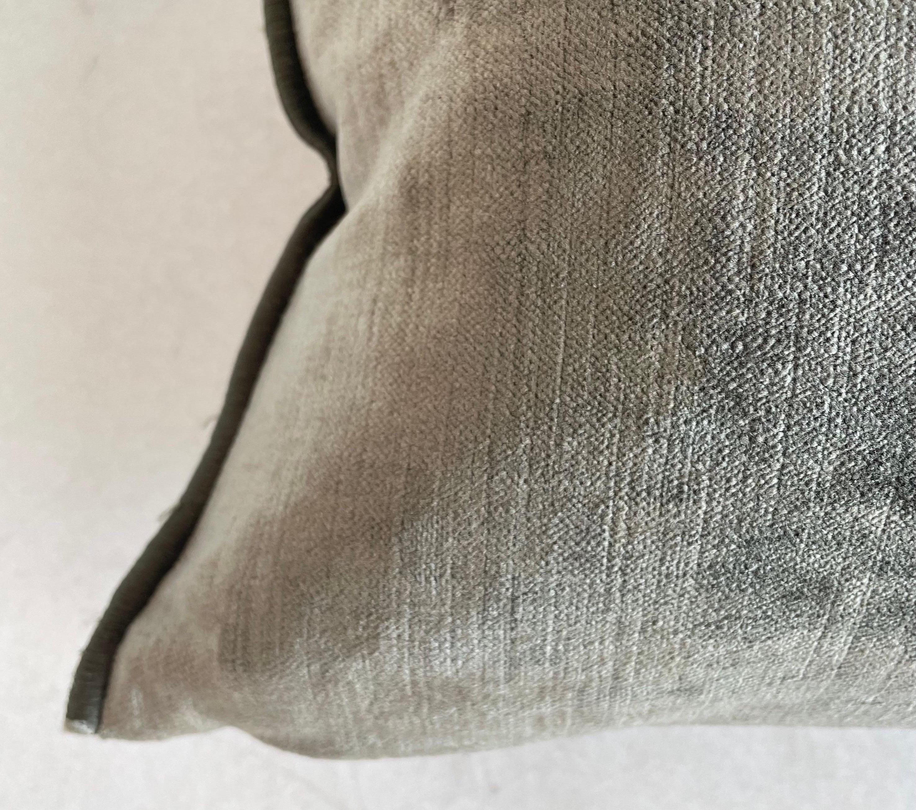 Contemporary Royal Velvet Lumbar Pillow from France For Sale