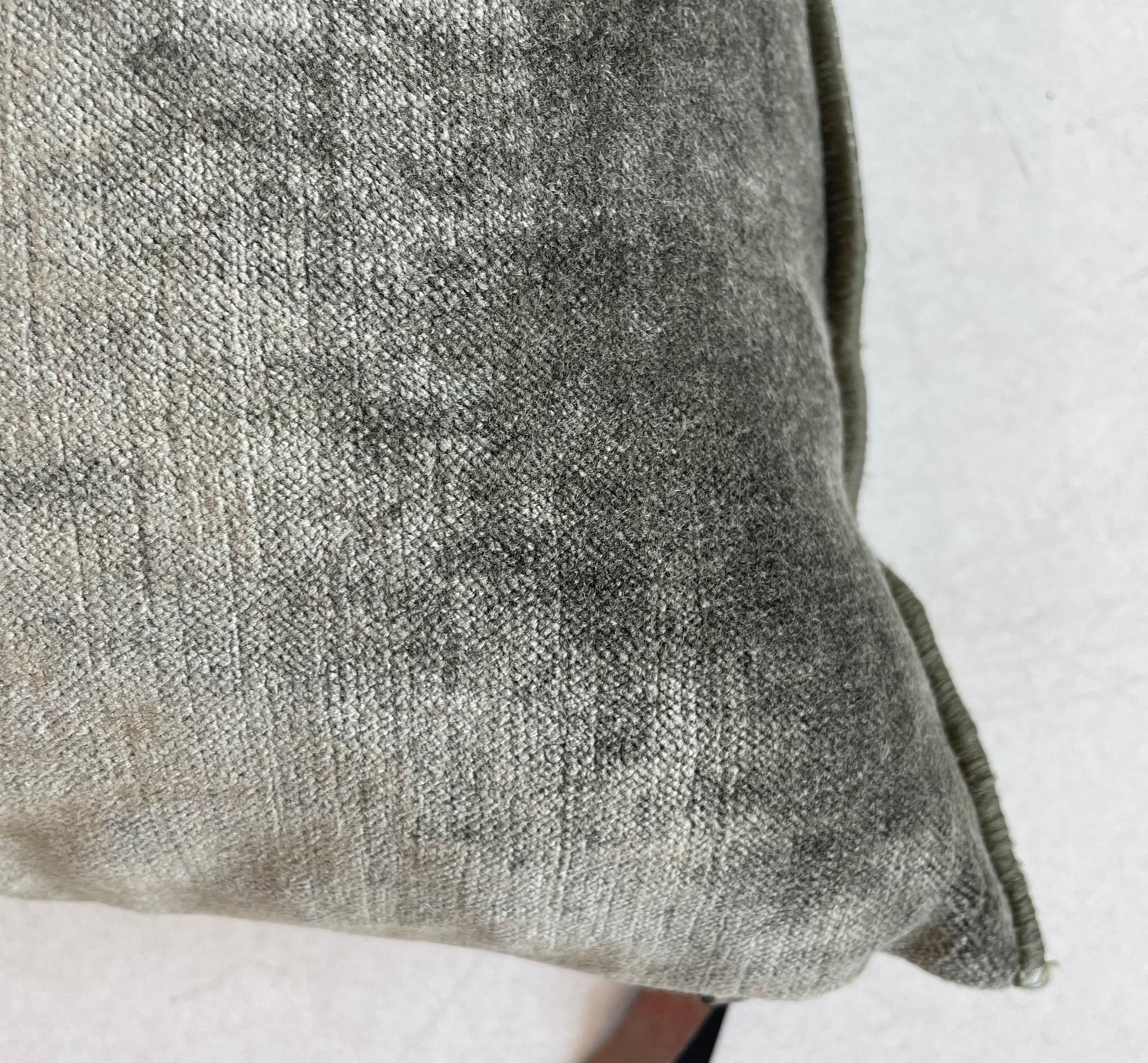 Royal Velvet Lumbar Pillow from France For Sale 1