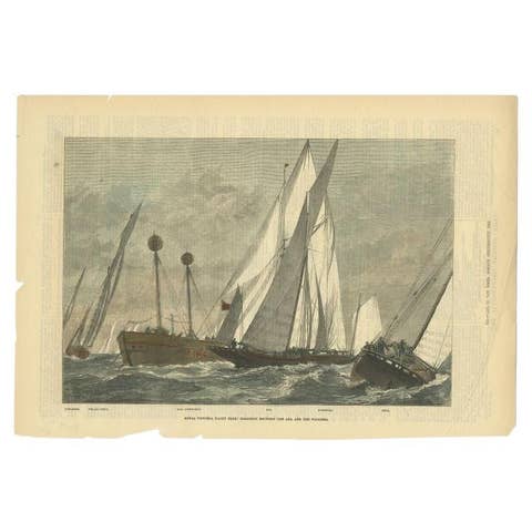 Royal Victoria Yacht Club - London News, 1877