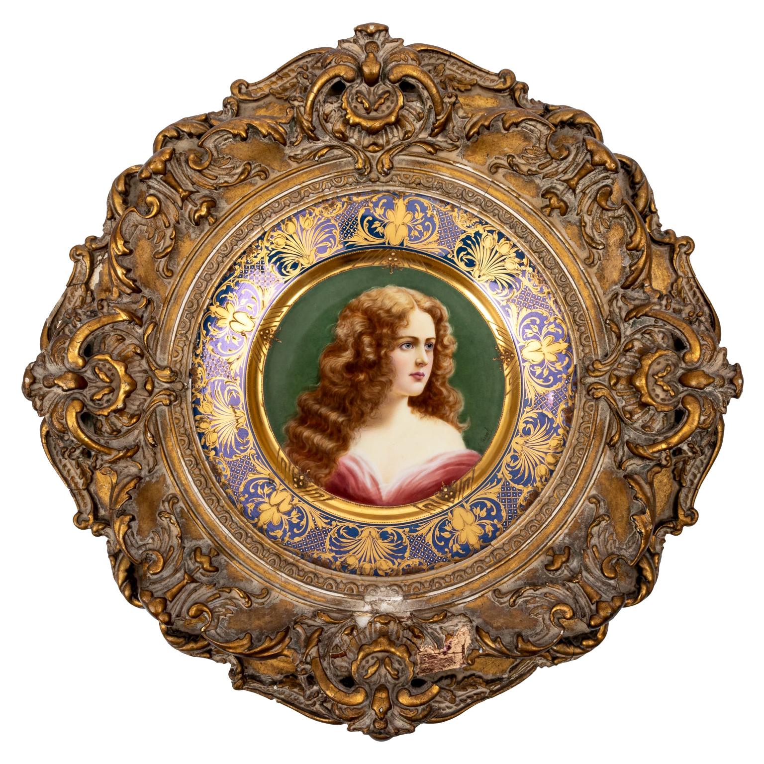 Royal Vienna Cabinet Plate, 19th Century
