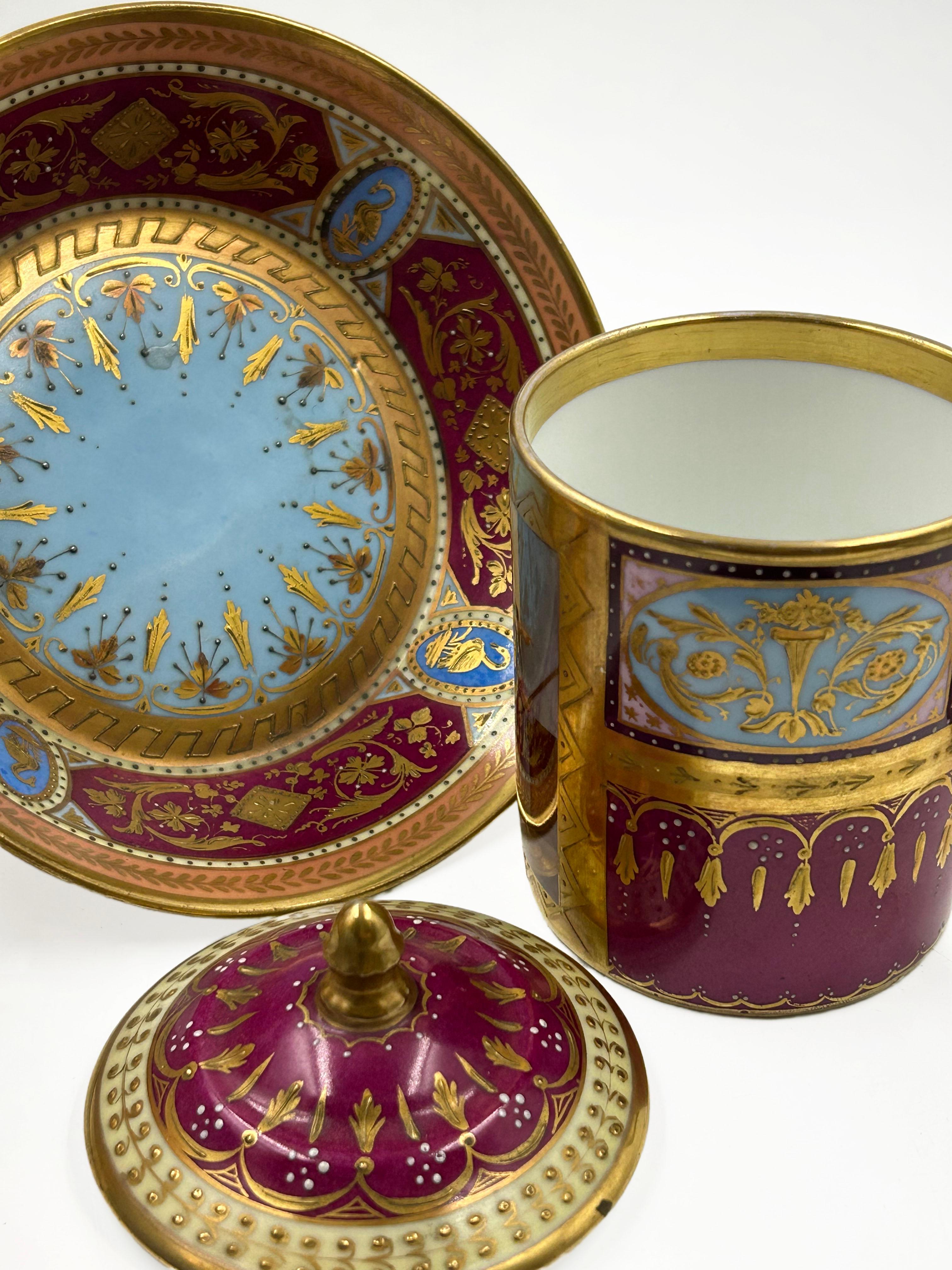 Royal Vienna Becher aus Keramik und Emaille im Angebot 1