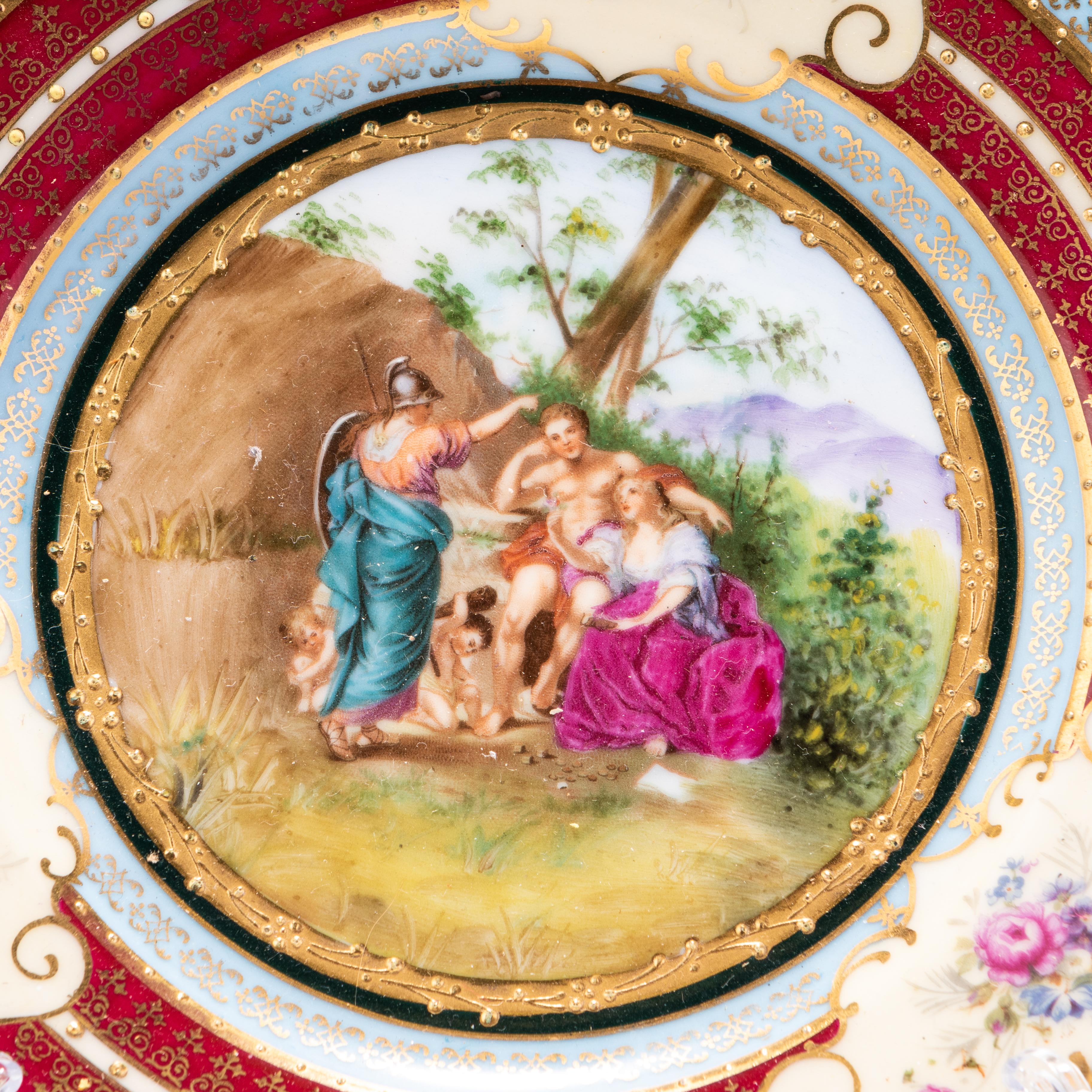 Royal Vienna Gilt Enamel Porcelain Cabinet Plate 19th Century 
Very good condition, marked on base
From a private collection
Free international shipping