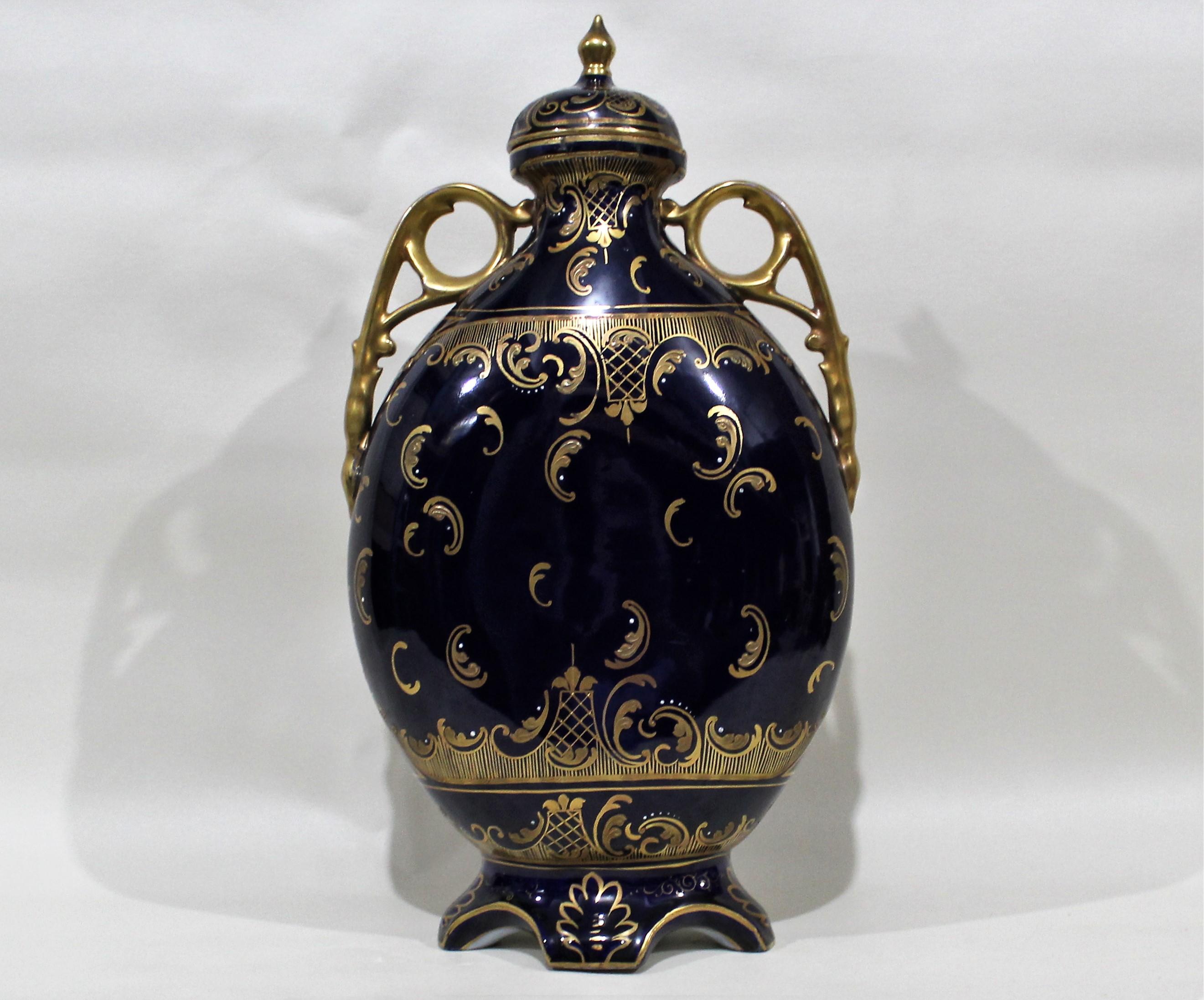 Porcelain Royal Vienna Lidded Vase or Urn For Sale