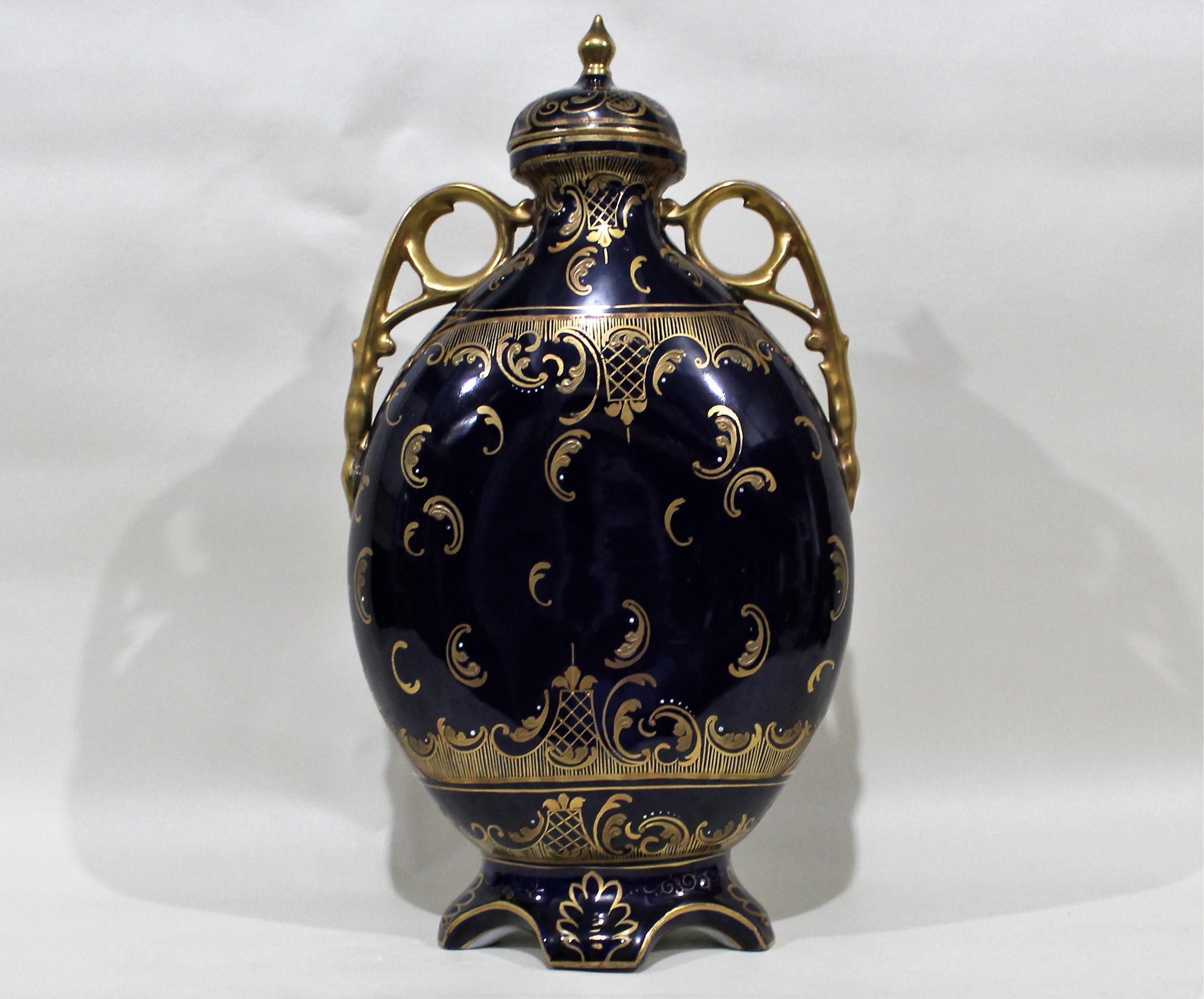 Vaso o urna con coperchio Royal Vienna in vendita 1