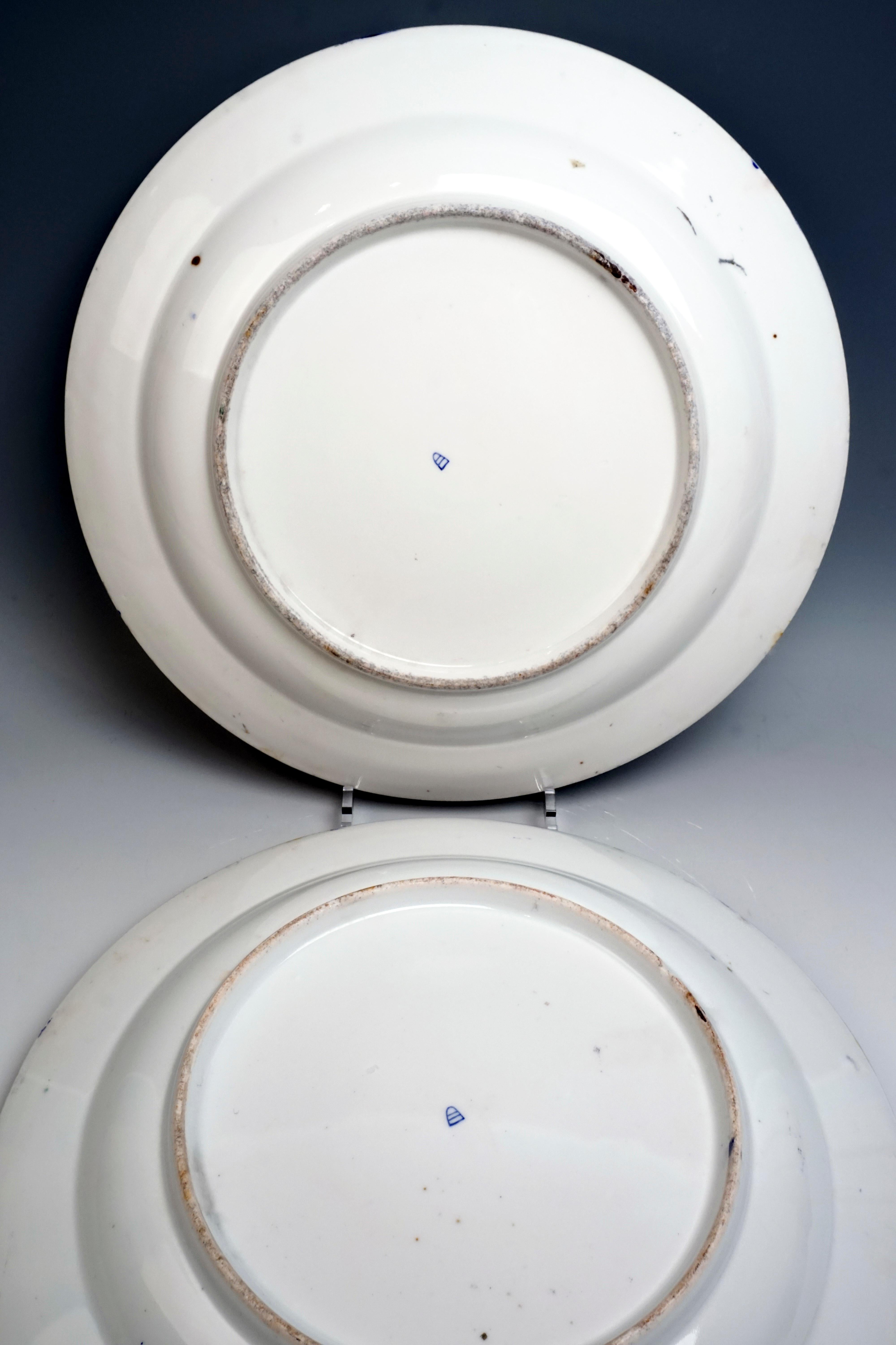 Royal Vienna Pair of Splendour Plates with Bacchant Scenes, circa 1880 2