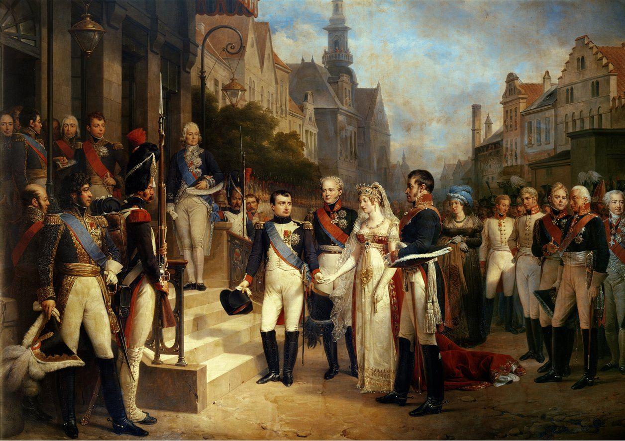 Royal Vienna Picture Plate 'Napoleon And Luise In Tilsit', Wagner, circa 1900 2