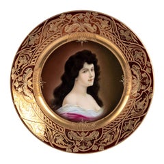 Royal Vienna Portrait Plate