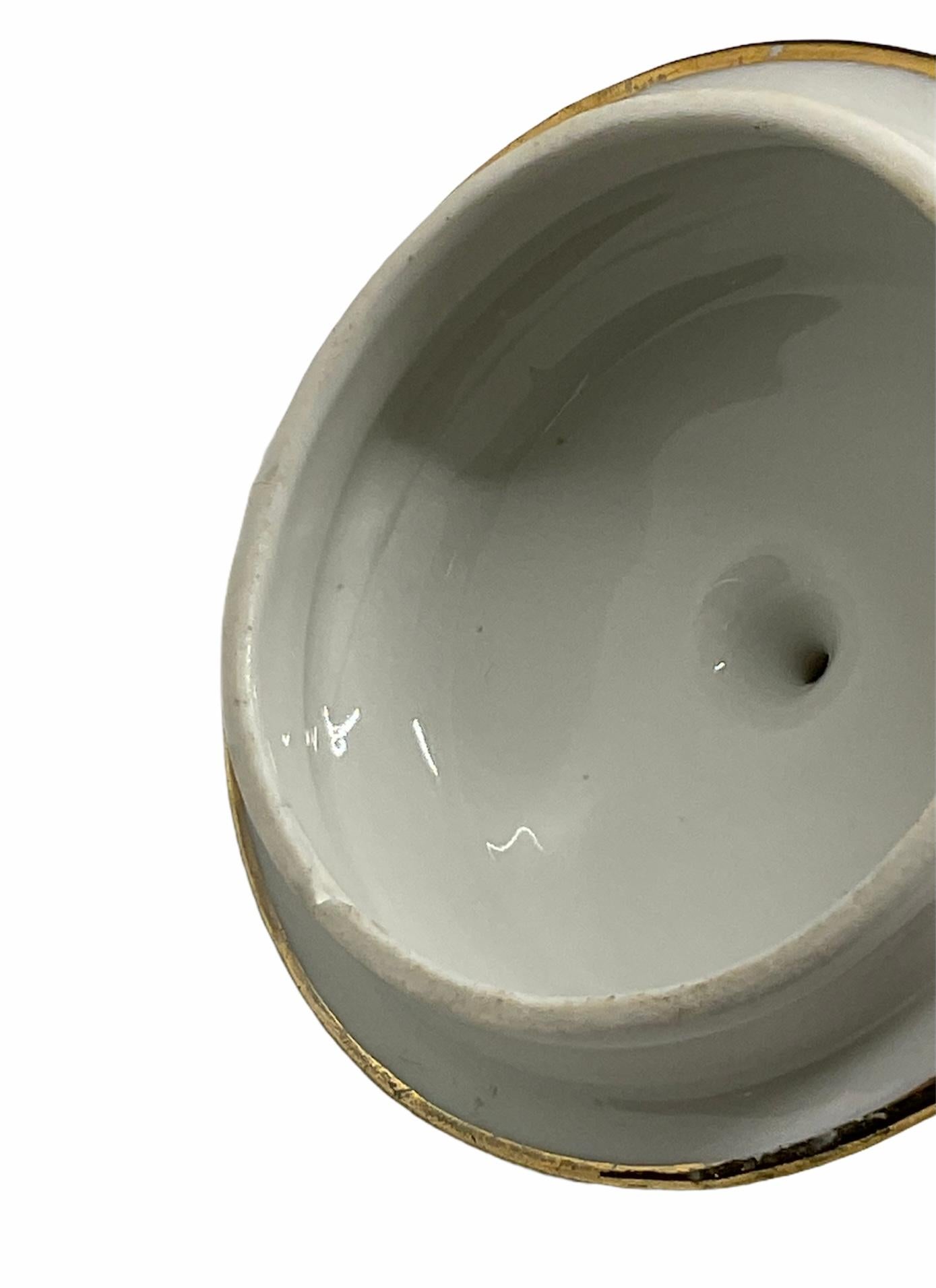 Royal Vienna Style Hand Painted Porcelain Set of Creamer and Sugar Bowl 9