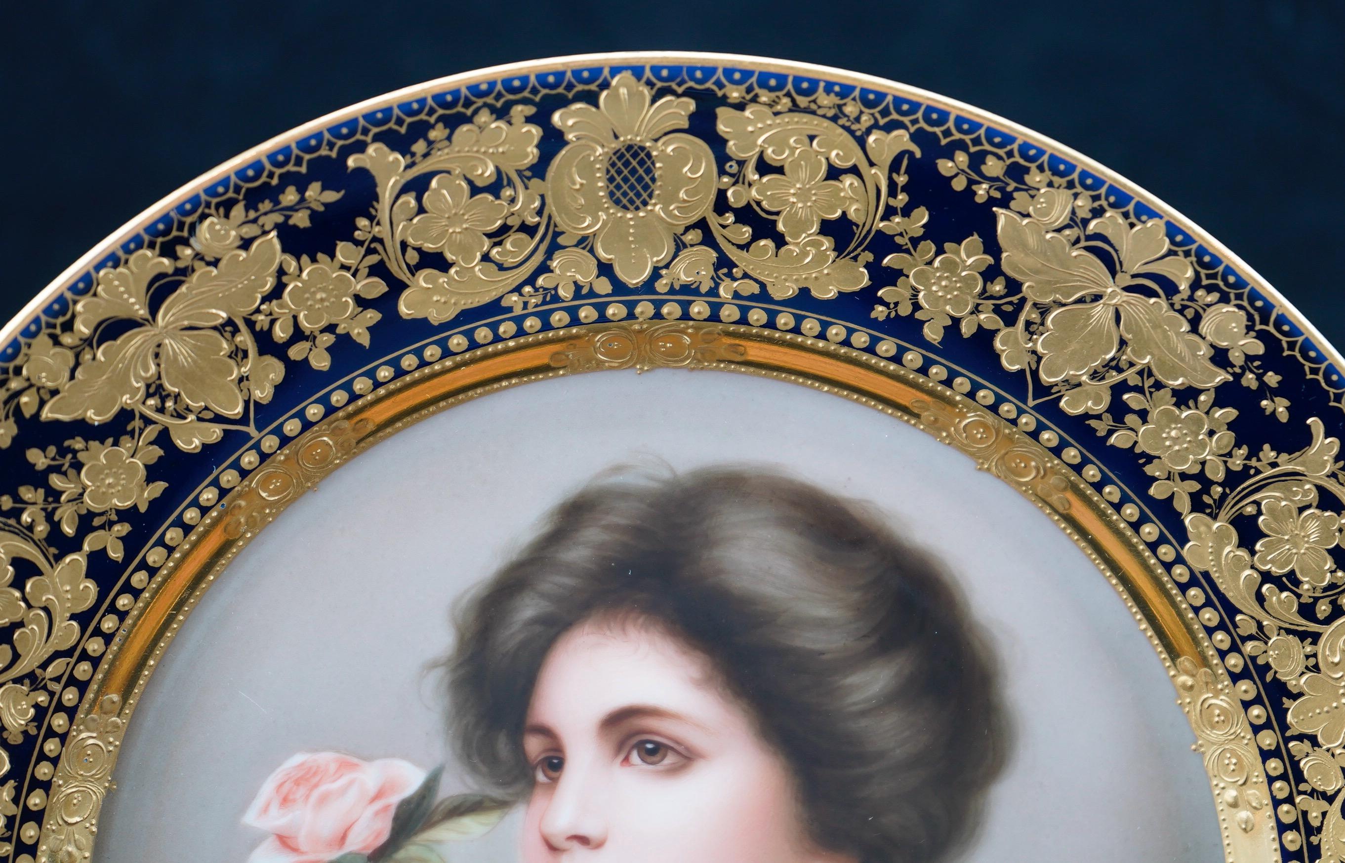 royal vienna portrait plate