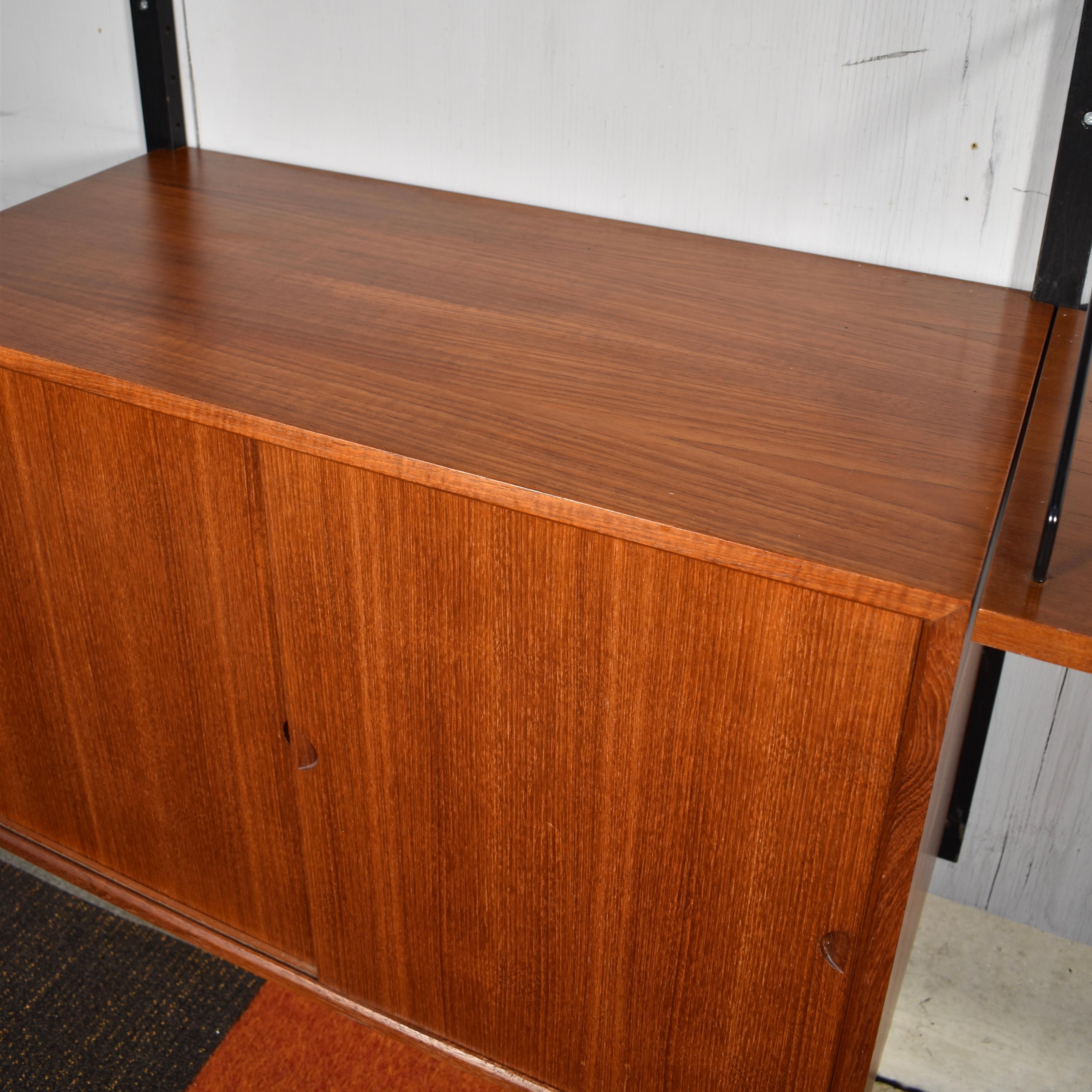 Royal Wall Unit in Teak by Poul Cadovius, Denmark, circa 1960 5