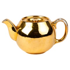 Royal Worcester 24KT Gold Porcelain Teapot