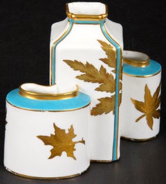 Royal Worcester 3-Welled Gilded Vase