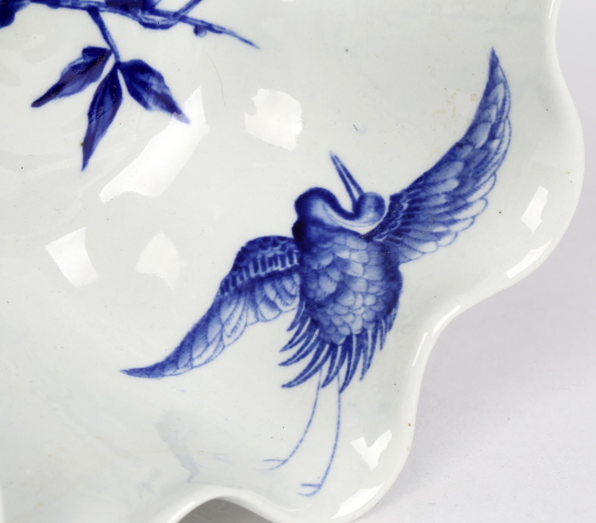 Bol à fleurs de lotus en porcelaine de la période esthétique de Royal Worcester de style japonais en vente 8