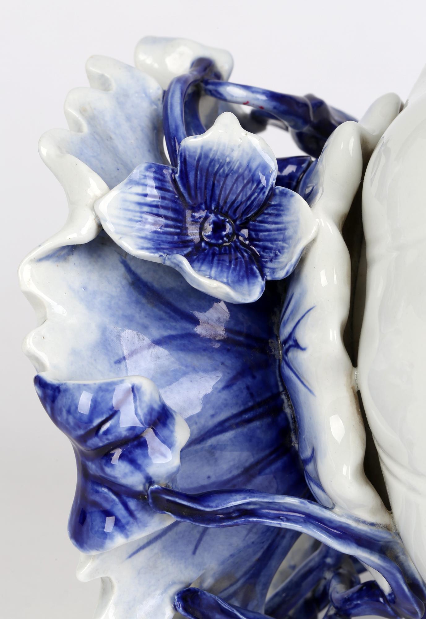 Bol à fleurs de lotus en porcelaine de la période esthétique de Royal Worcester de style japonais en vente 11