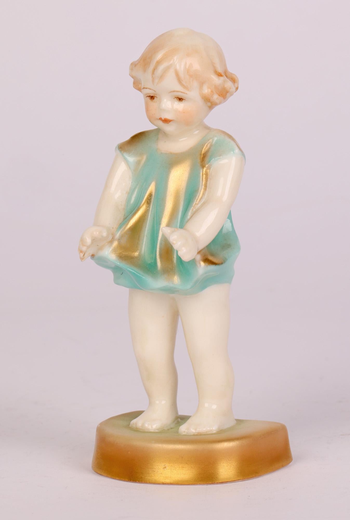 Art déco Figurine Joan de Royal Worcester Art Déco par Freda G Doughty en vente