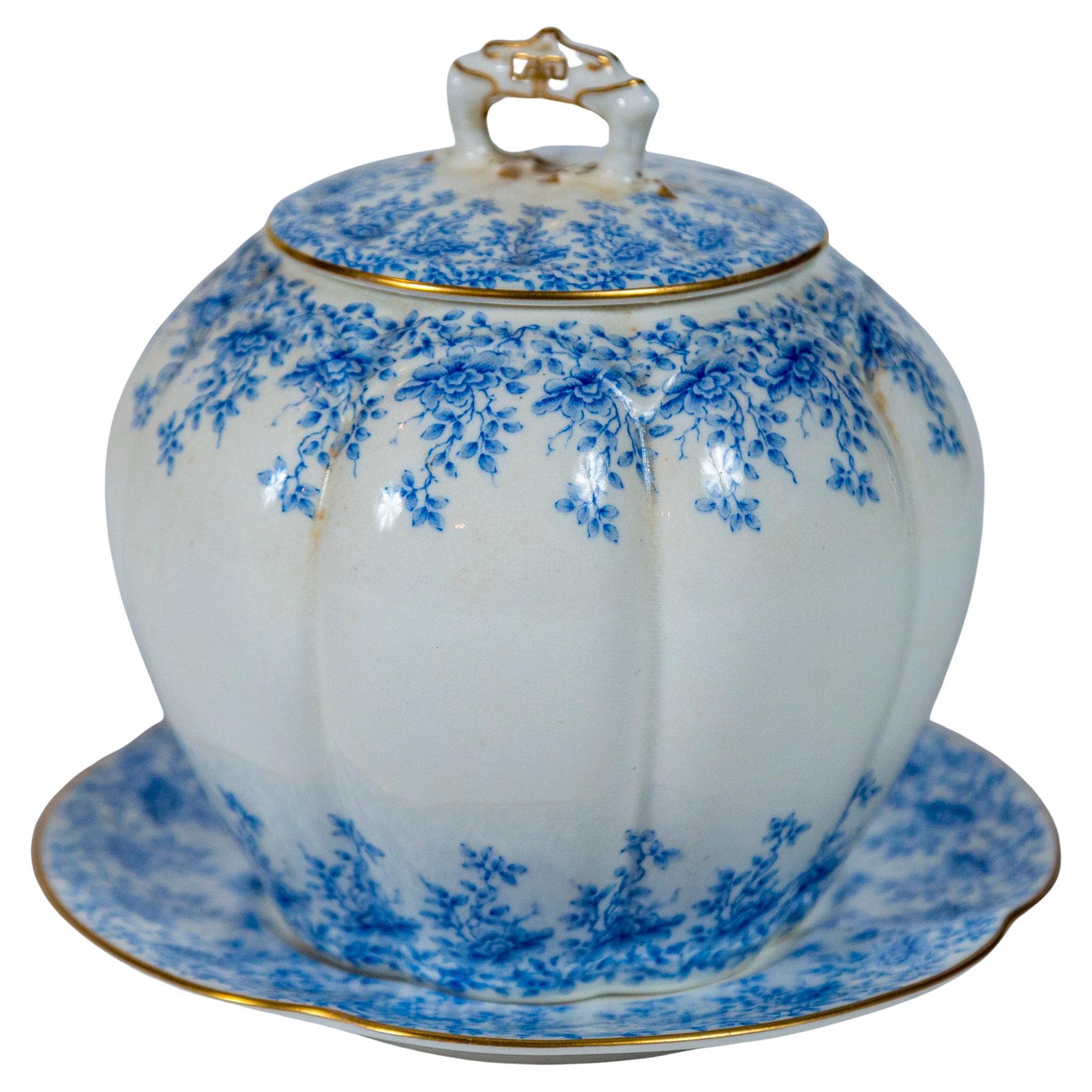 Royal Worcester Biscuit Jar, England, Late 19th Century For Sale