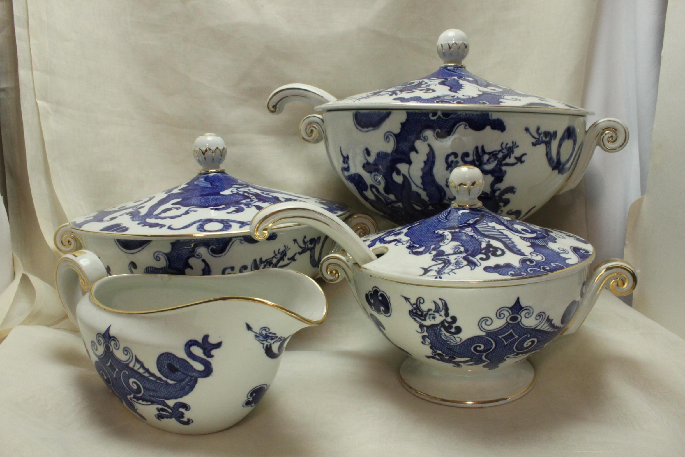 royal worcester blue and white patterns