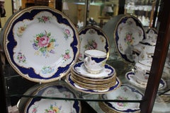 Royal Worcester ‘Charlotte’ 70-Piece Porcelain Dinner Service, England, Dated 19