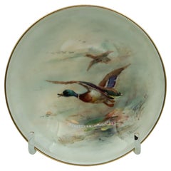 Royal Worcester dish painted by James Stinton