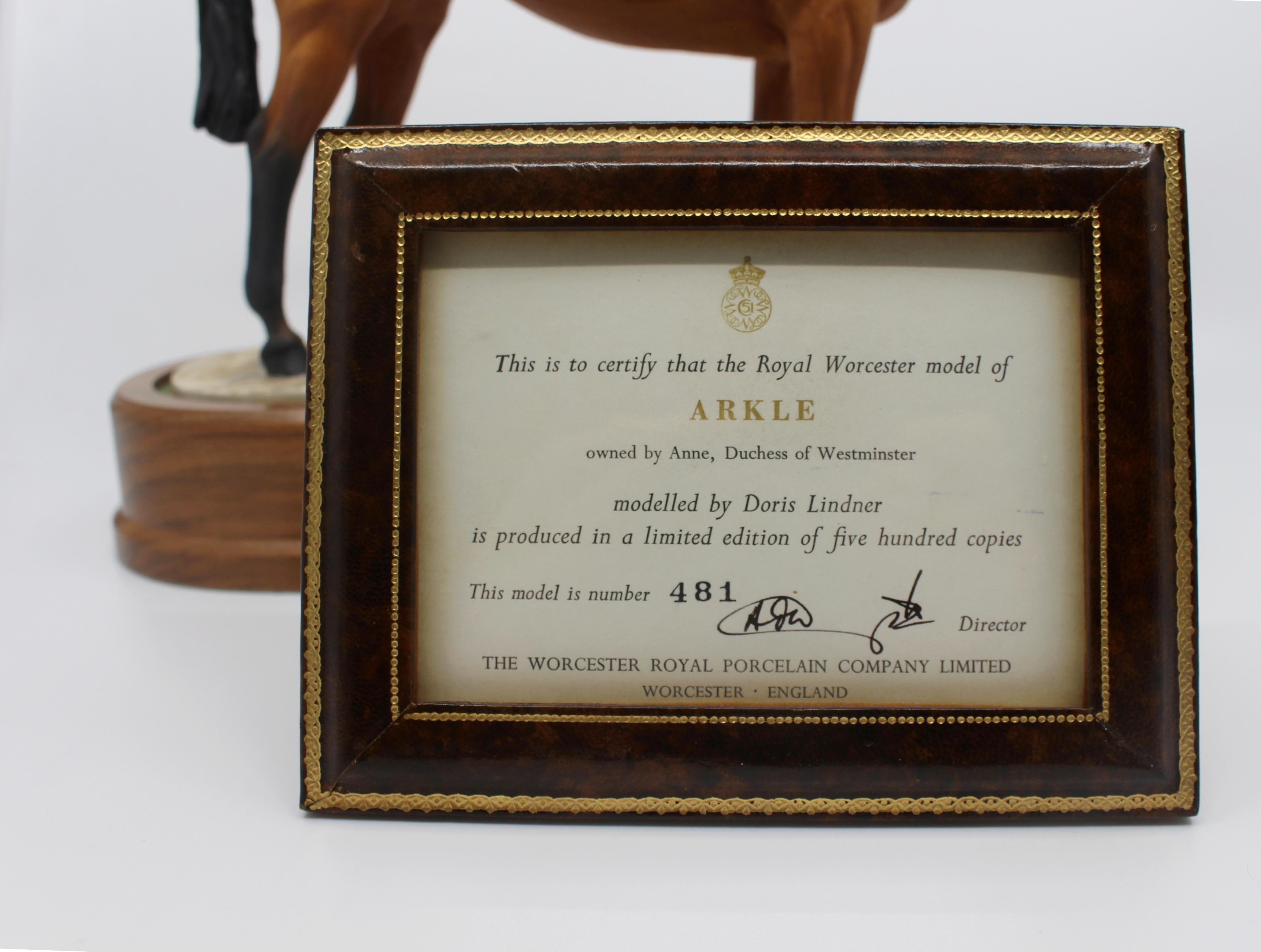 Royal Worcester Doris Lindner Model of Arkle For Sale 8
