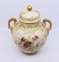 Royal Worcester Edward Raby Two Handled Vase and Cover, 1896