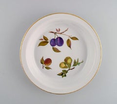 Royal Worcester, Angleterre. Paire de plats / bols Evesham en porcelaine