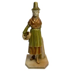 Royal Worcester figure ‘Wales’, James Hadley, d. 1902.