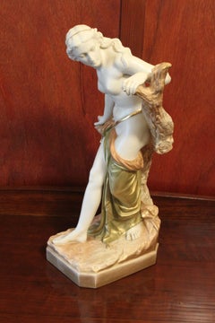 Royal Worcester Figurine, "Bather Surprised"
